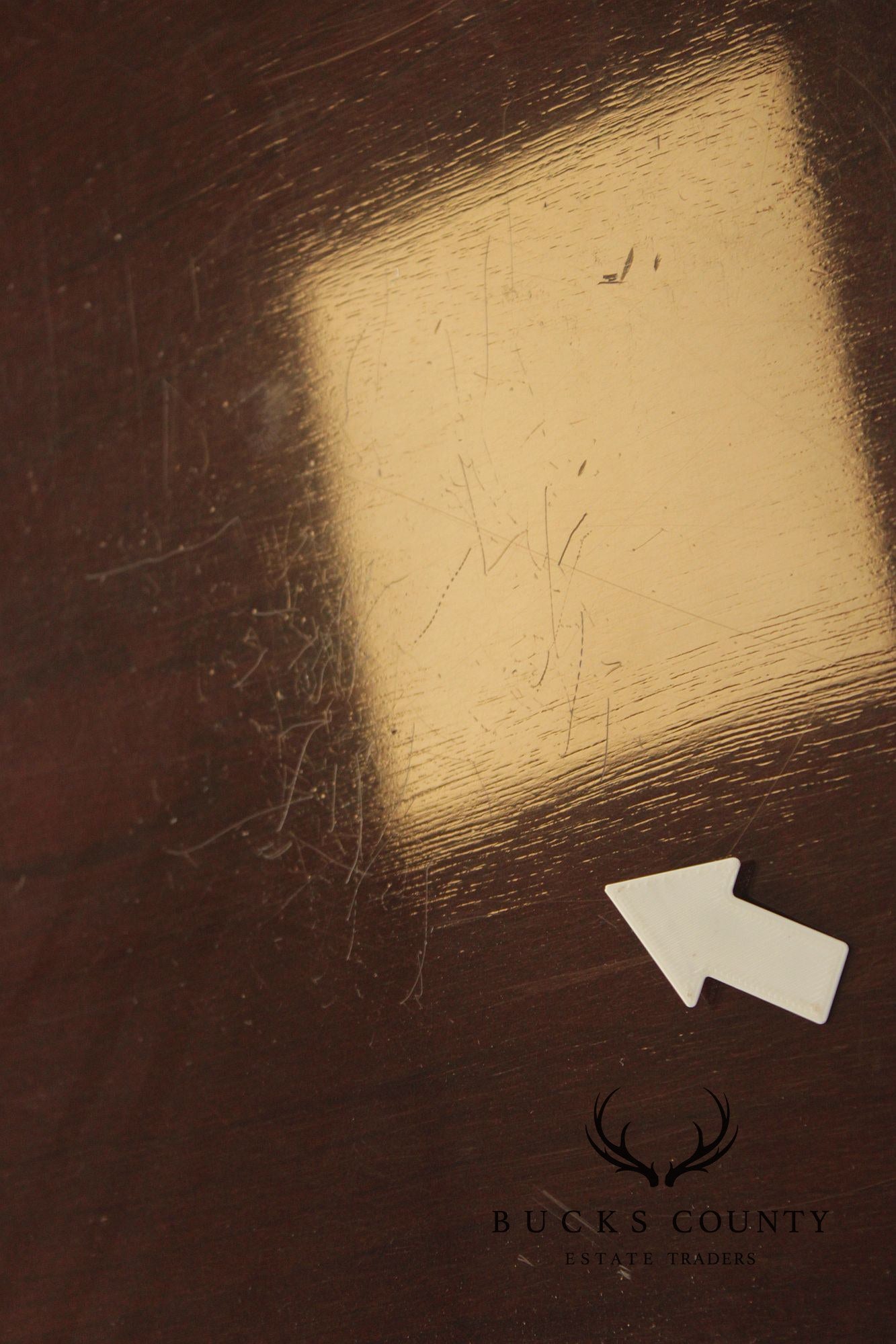 Barbara Barry For Baker Mahogany Long Console Table