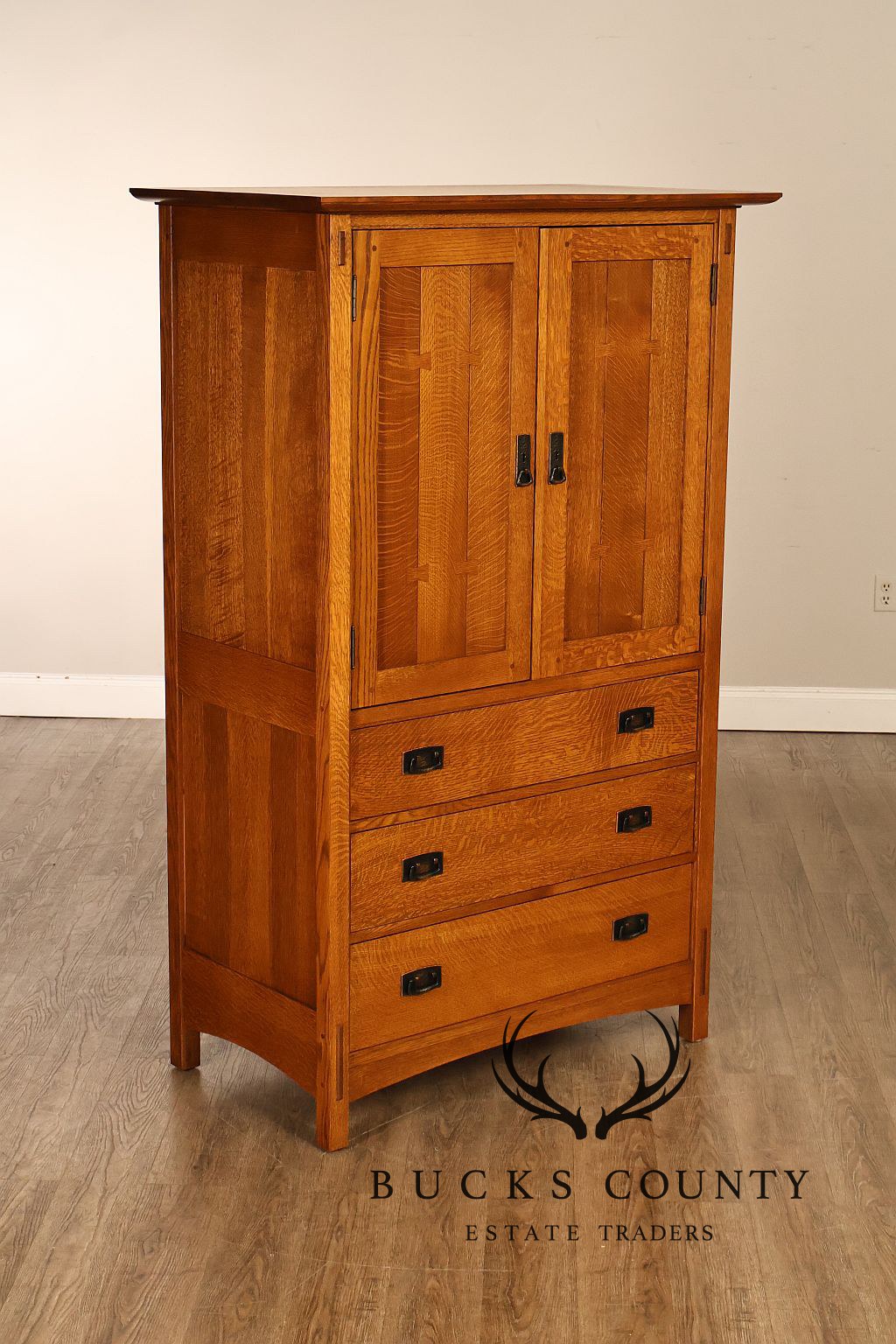 Stickley Mission Collection Oak Door Chest