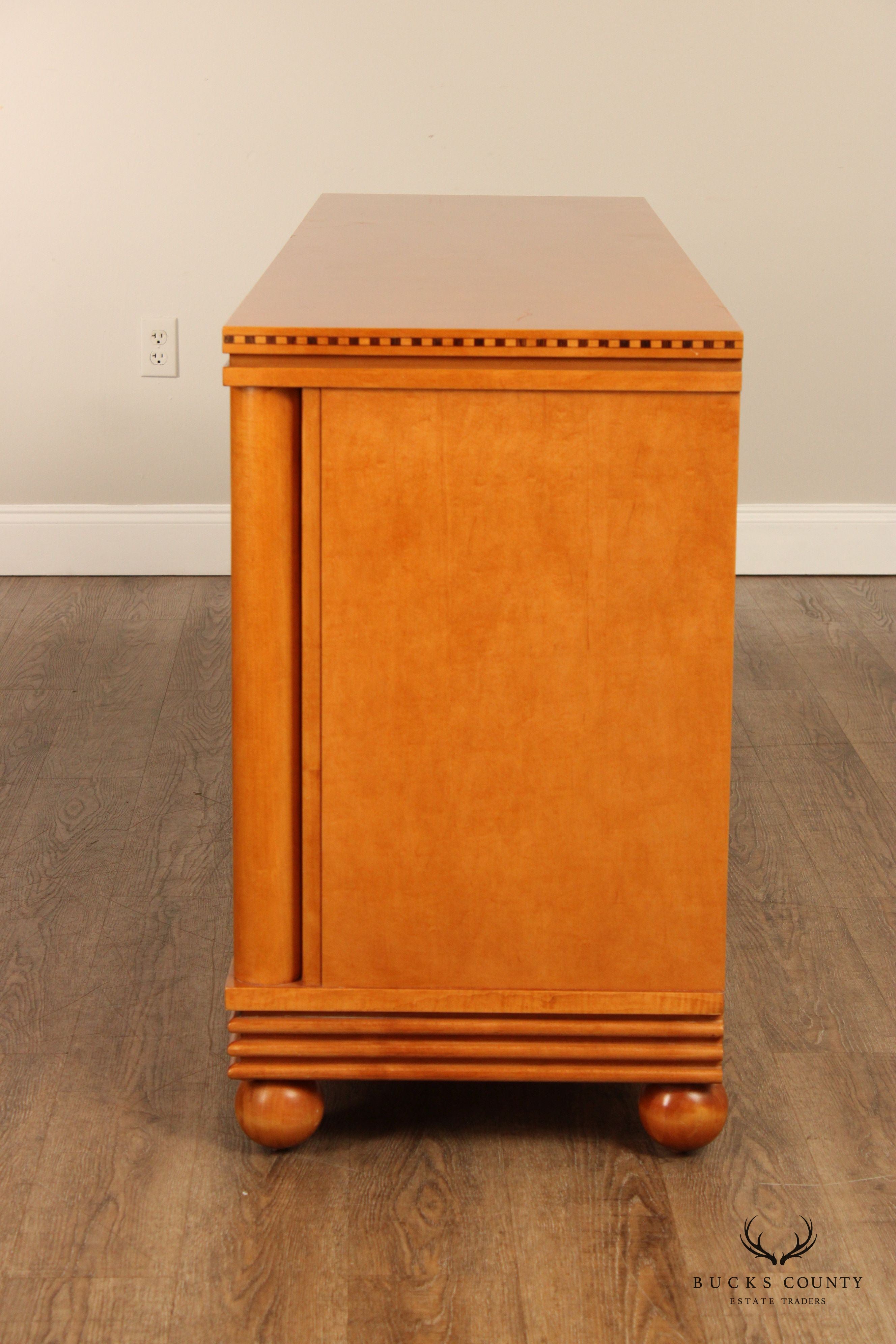 Hickory White Genesis Collection Biedermeier Style Triple Dresser