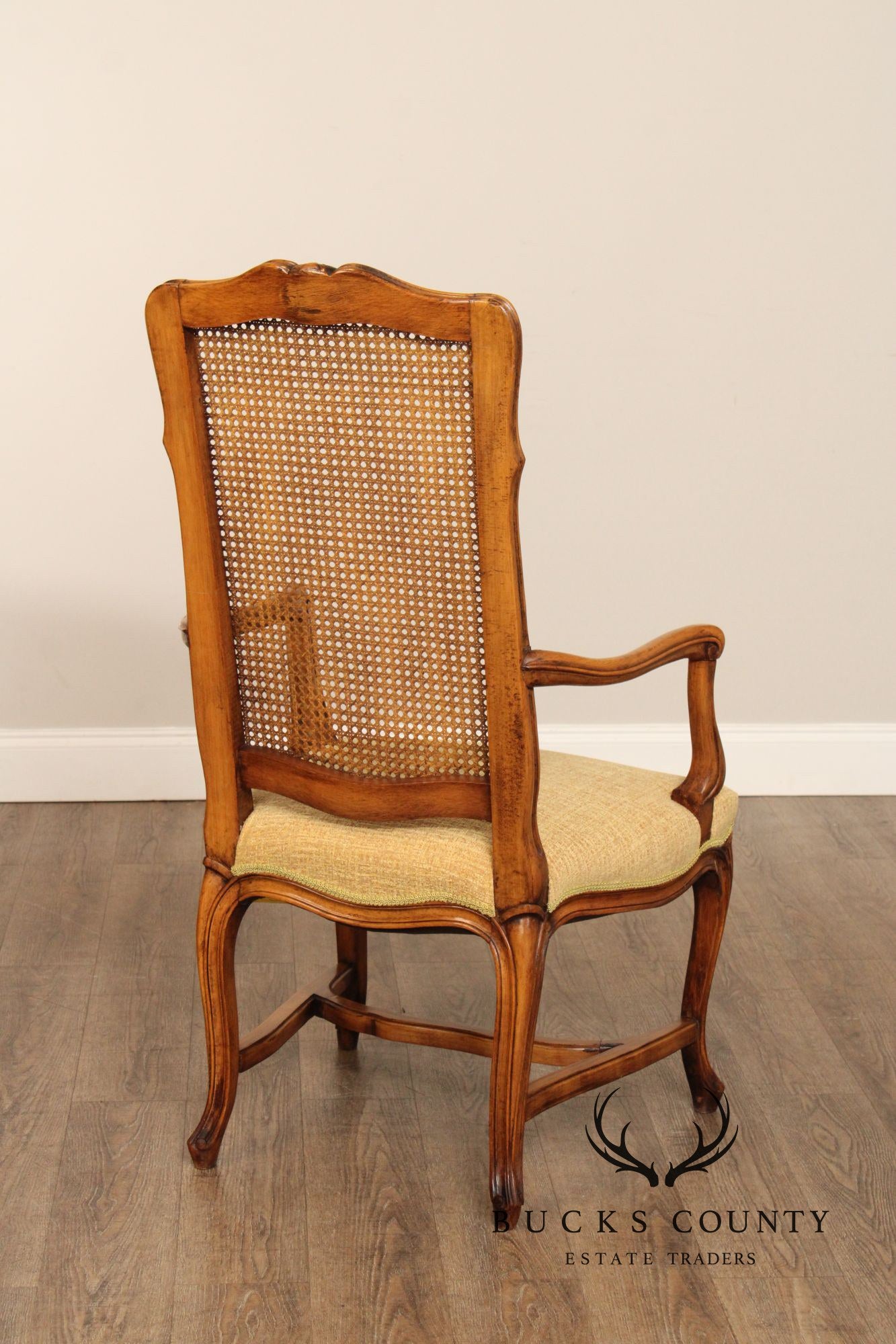 French Provincial Style Set of Six Tall-Back Dining Chairs