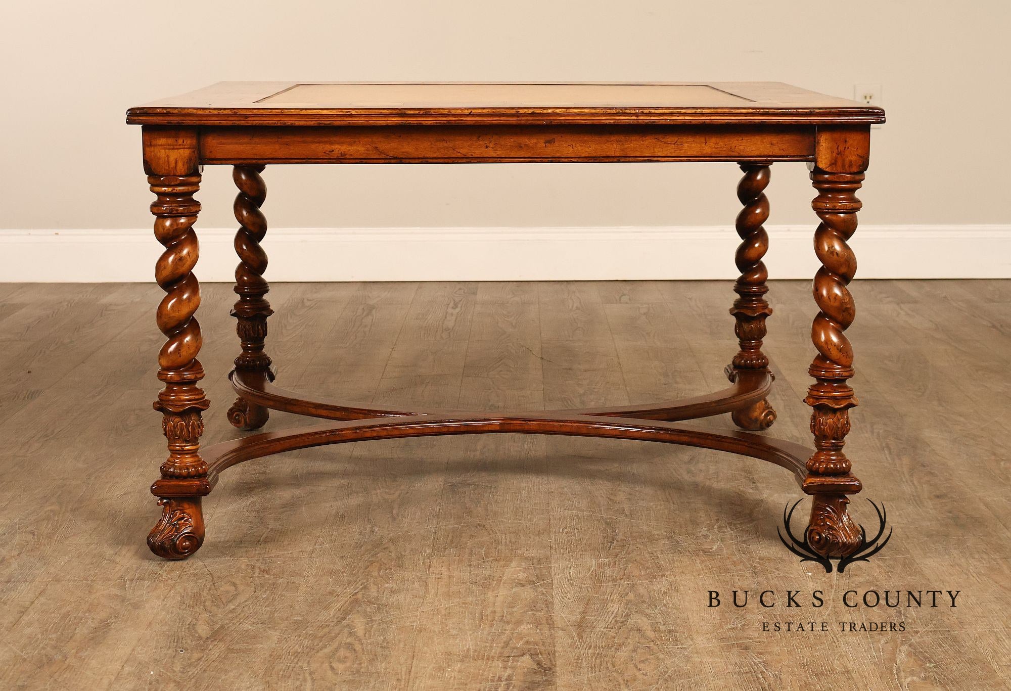Jonathan Charles Square Top Oyster Coffee Table With Slides