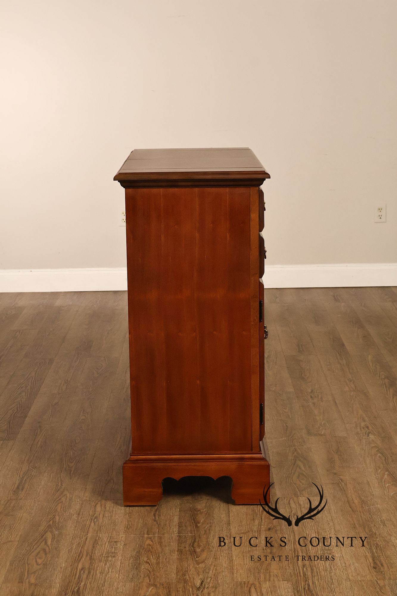 American Drew Chippendale Style Cherry Flip Top Server