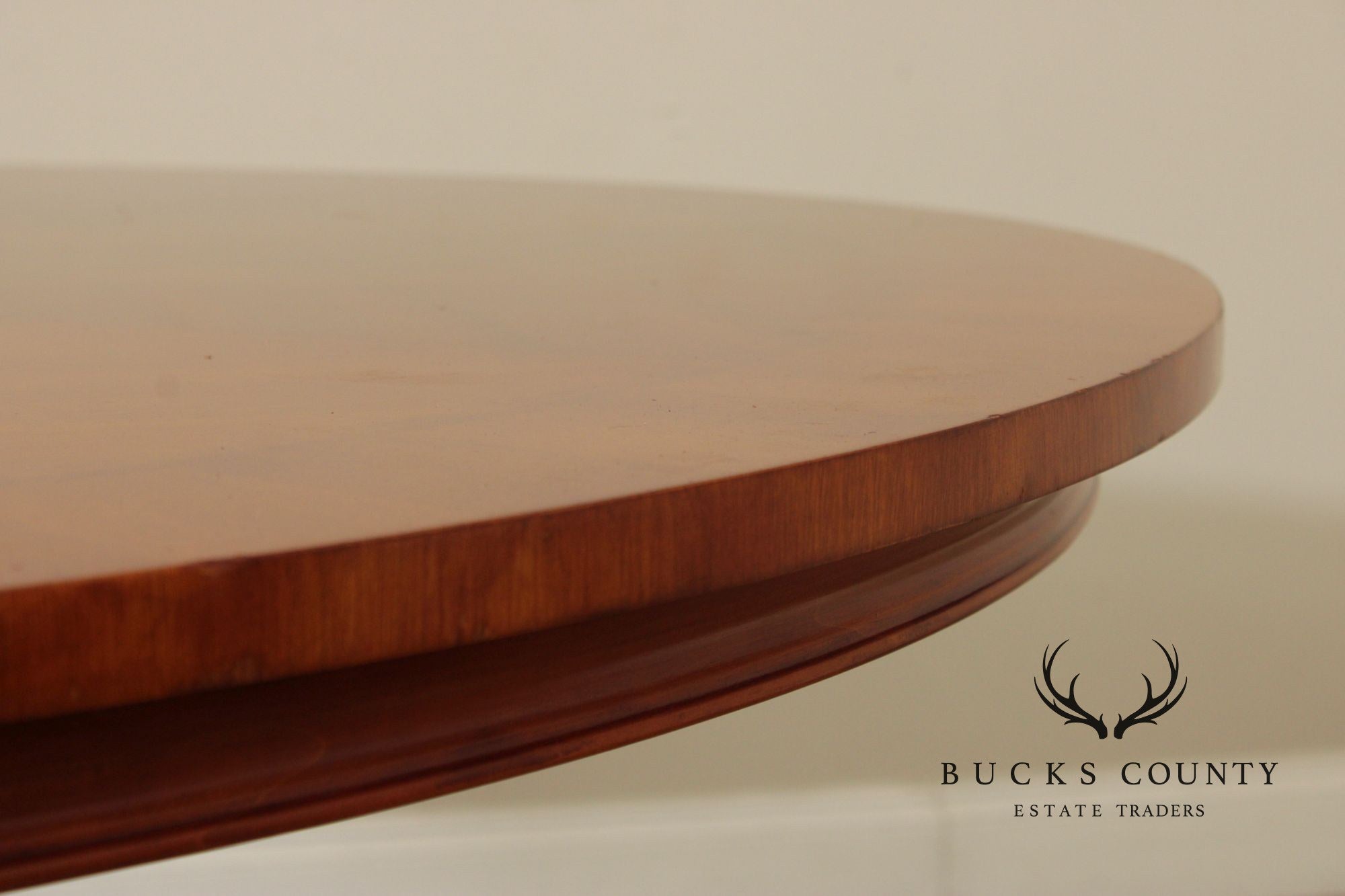 John Widdicomb Round Mahogany Dining Table Designed By Chad Womack