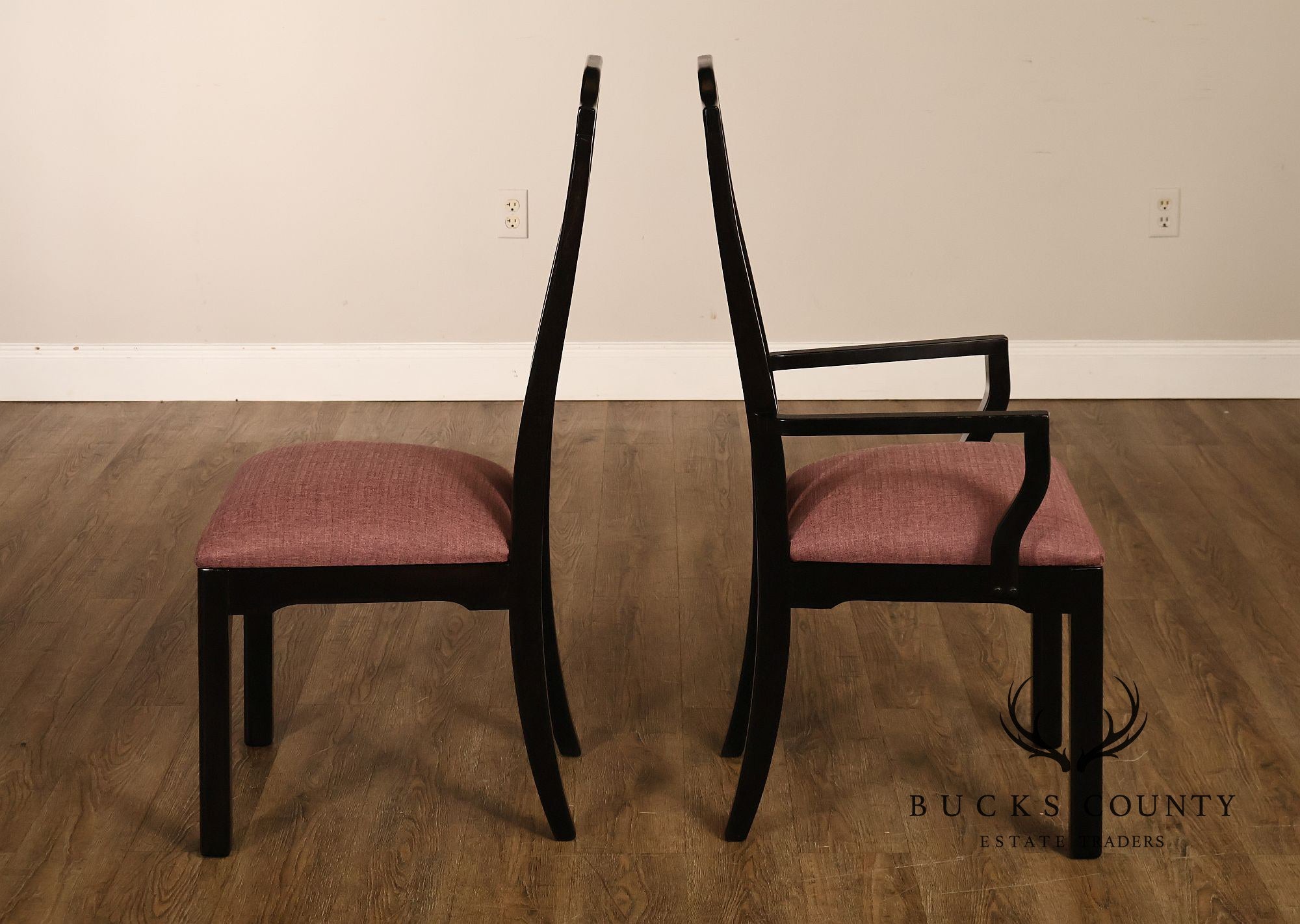 Thomasville Embassy Set Of 6 Chinoiserie Asian Inspired Dining Chairs
