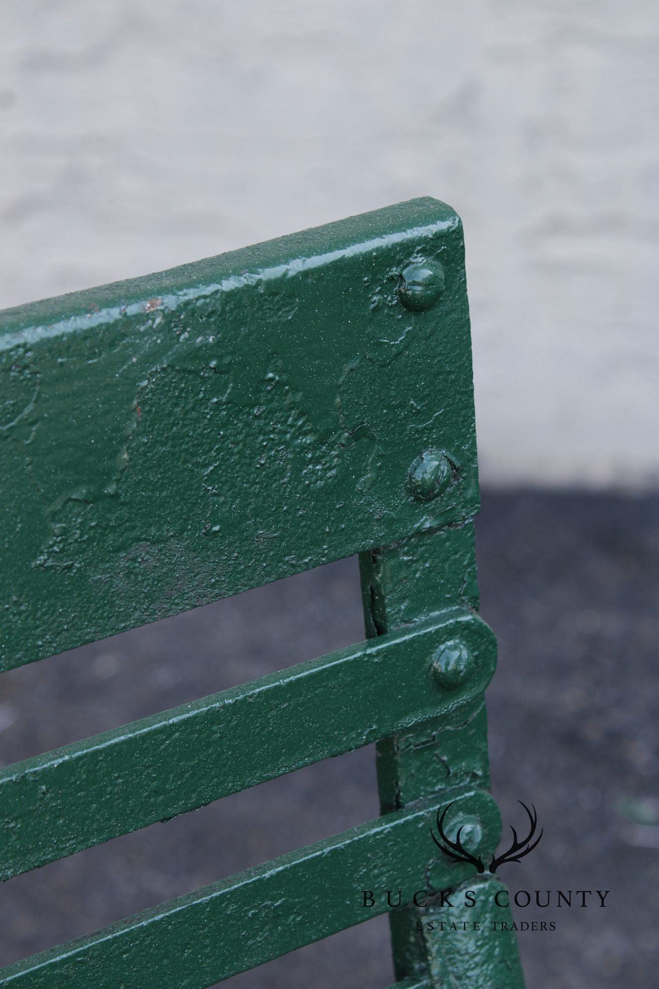 Antique Pair of Wrought Iron Outdoor Garden Armchairs