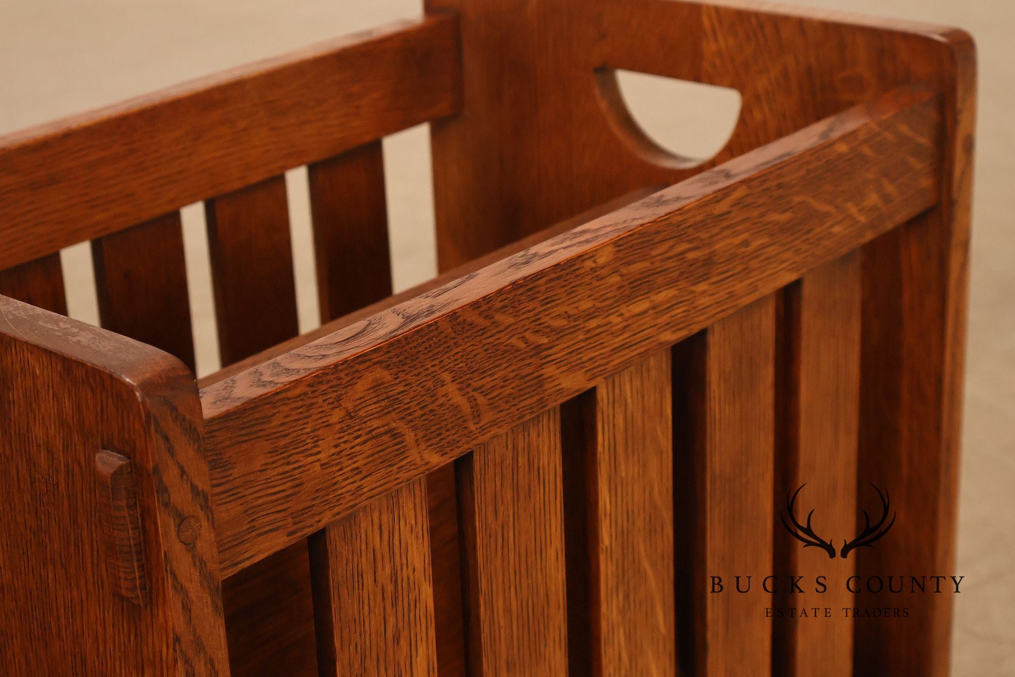 Stickley Mission Collection Oak Magazine Rack