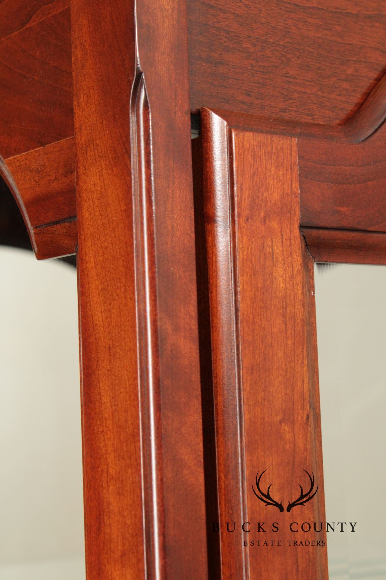 Queen Anne Style Cherry Display Cabinet