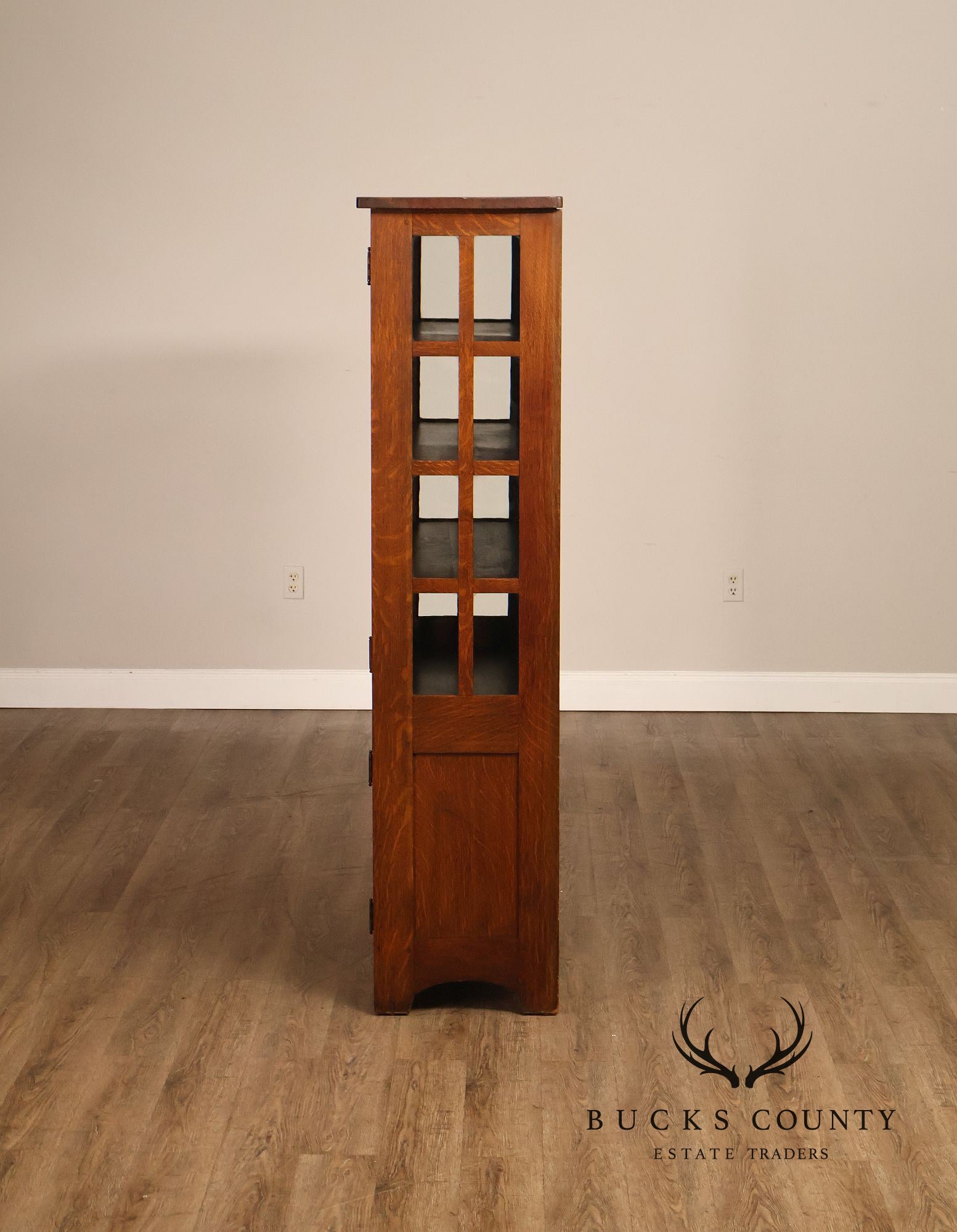Antique L. & J.G. Stickley Mission Oak China Cabinet No. 729