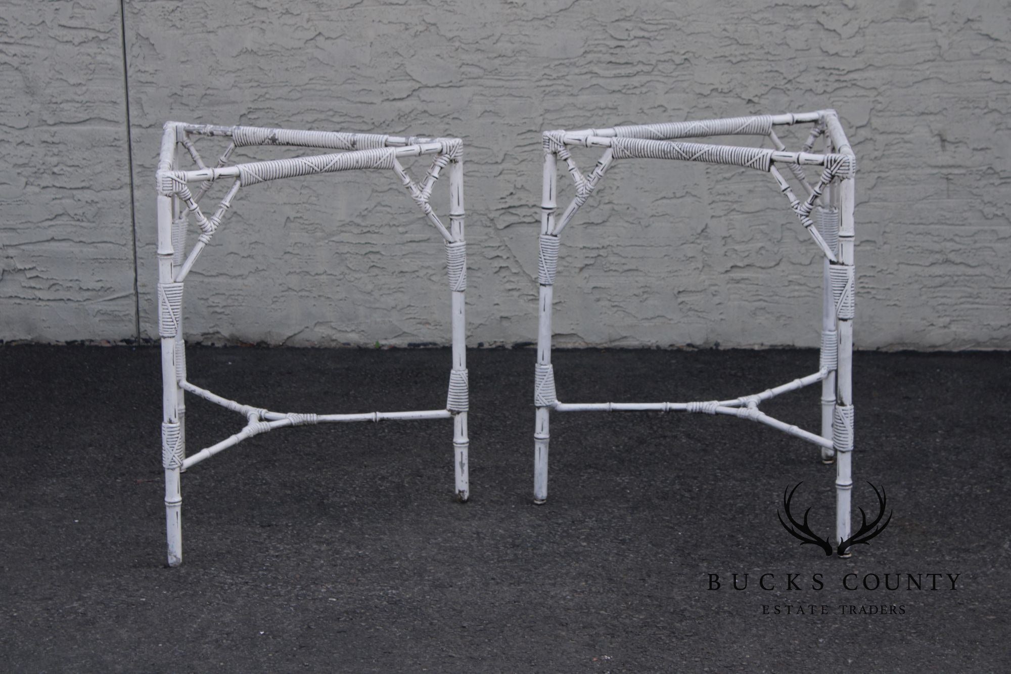 Venemen of California Faux Bamboo Cast Aluminum Patio Dining Set