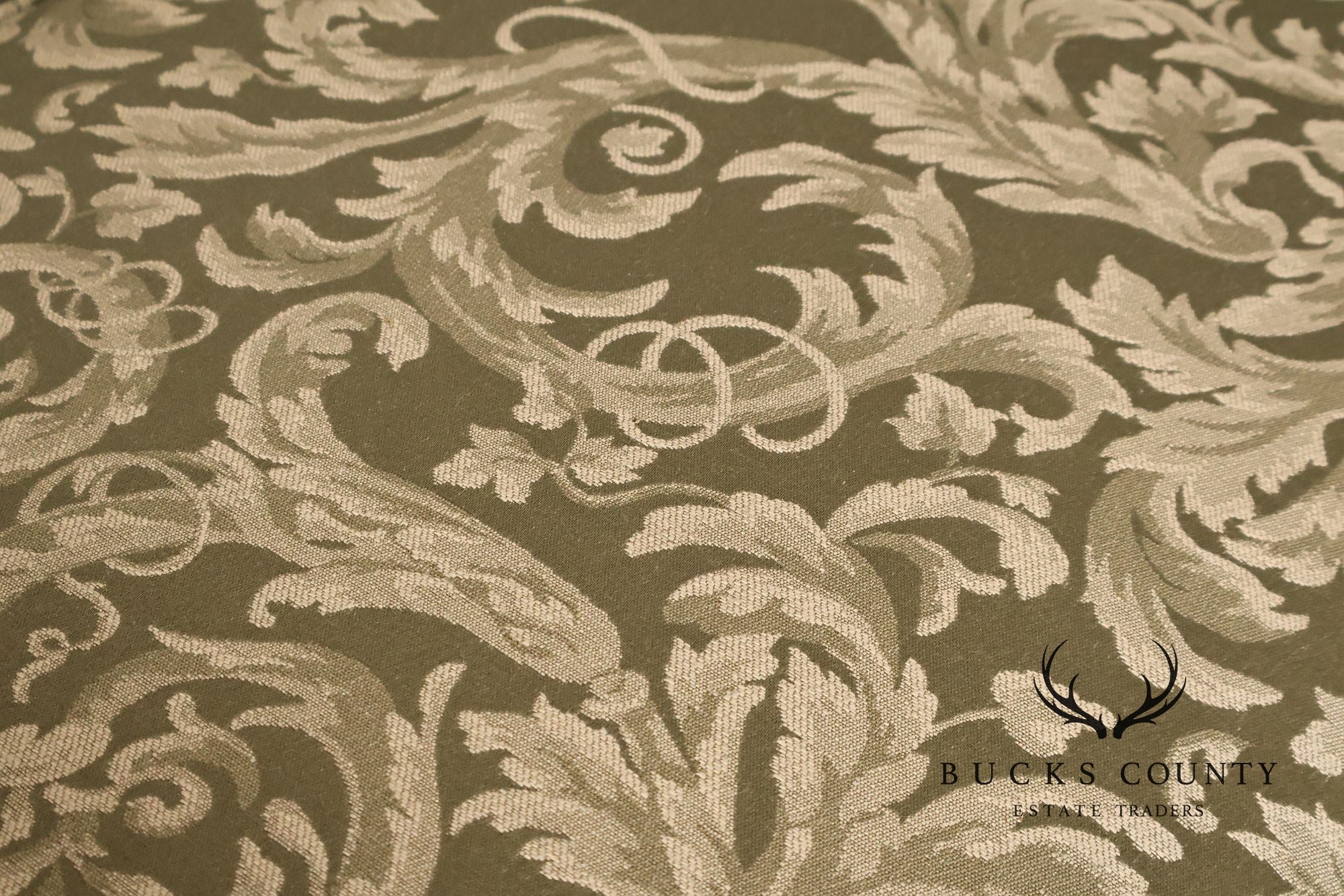 Sheraton Style Custom Upholstered Loveseat