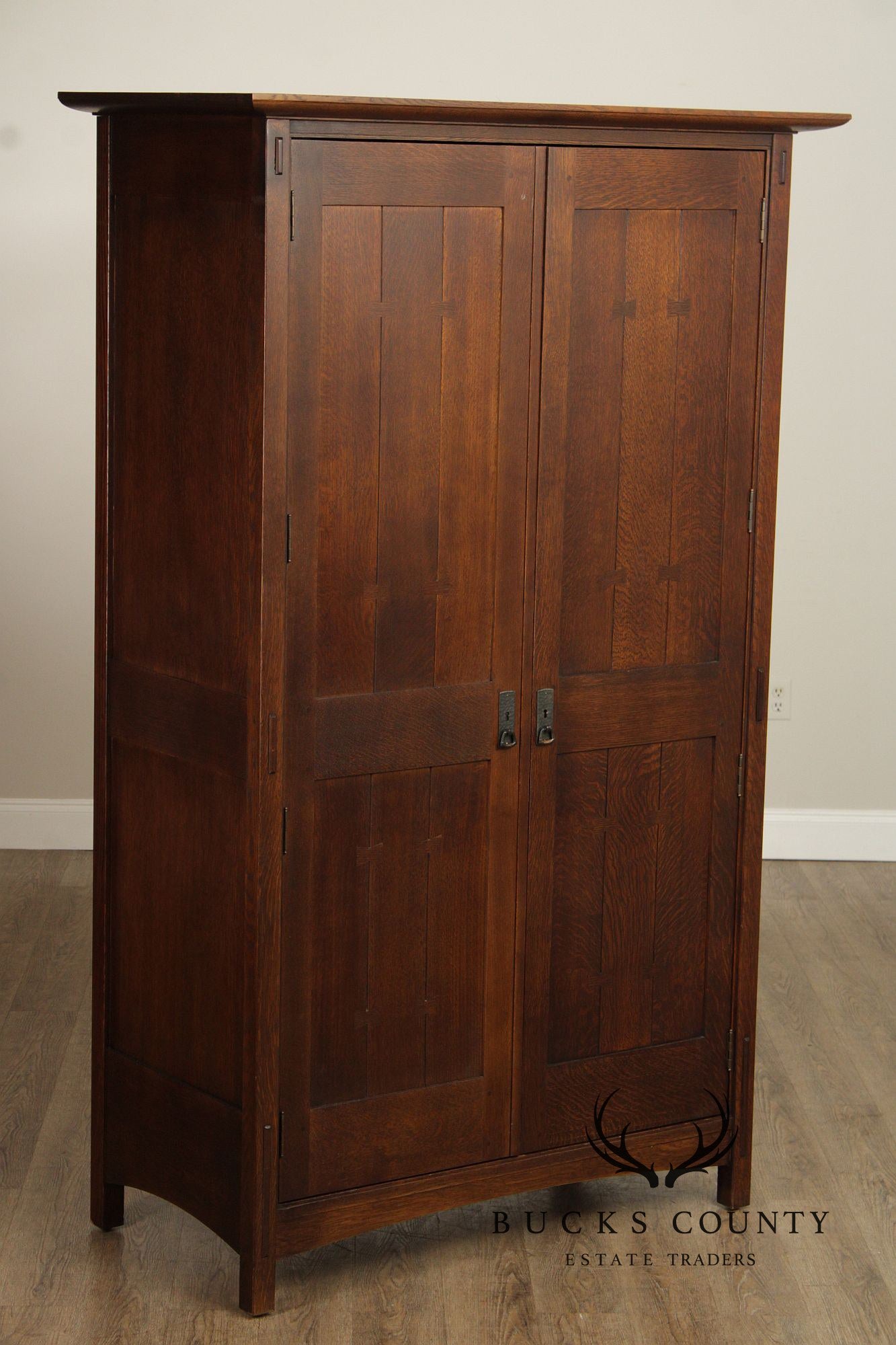 Stickley Mission Collection Oak Wardrobe Armoire