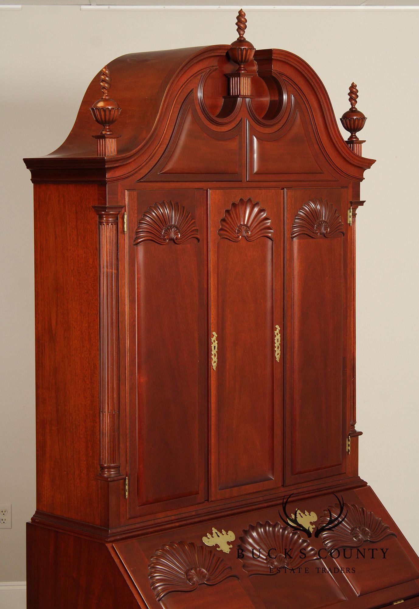 Kindel Winterthur Reproduction Mahogany Secretary Desk
