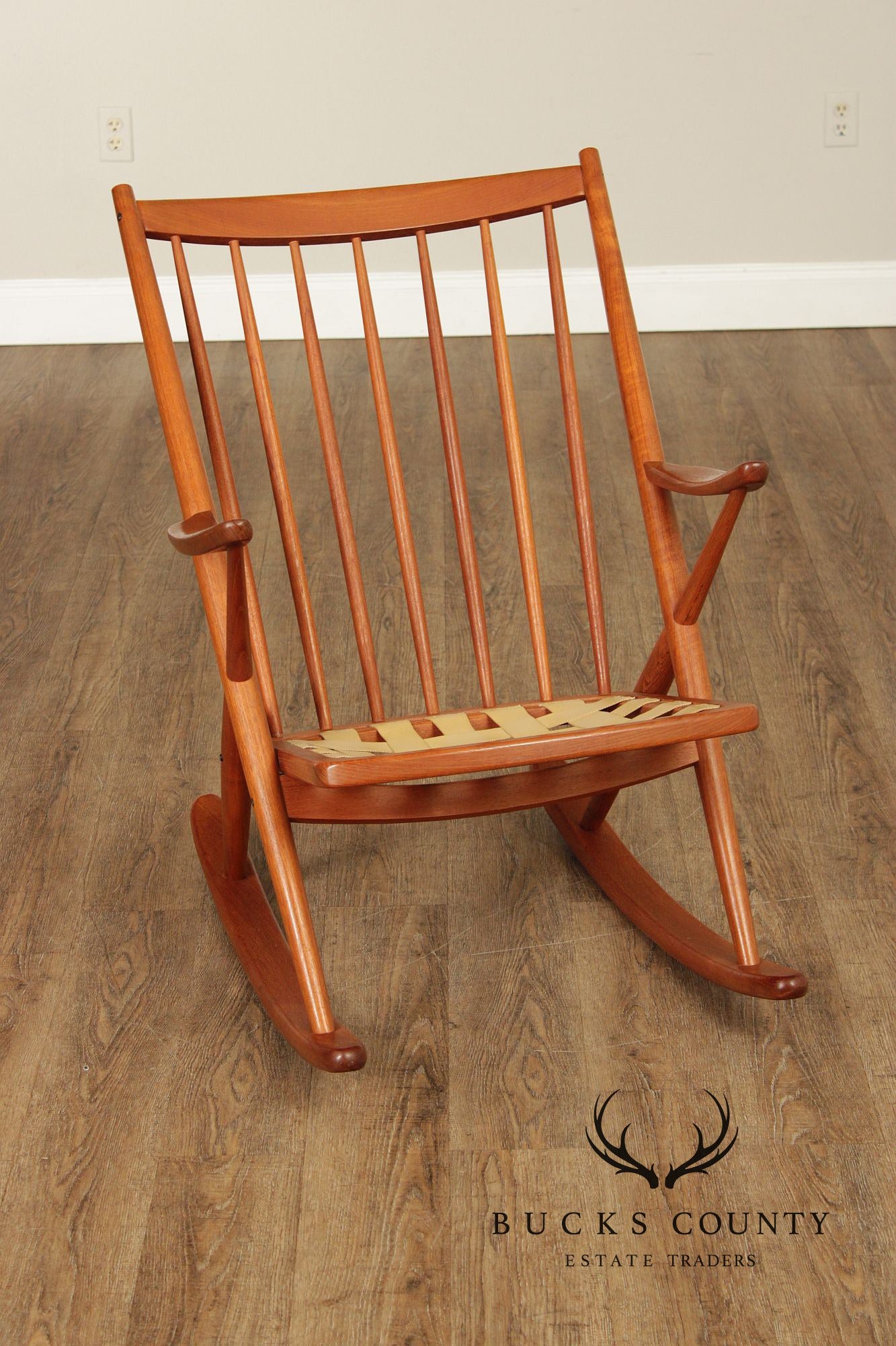 Bramin Mobler Danish Modern Teak Rocker