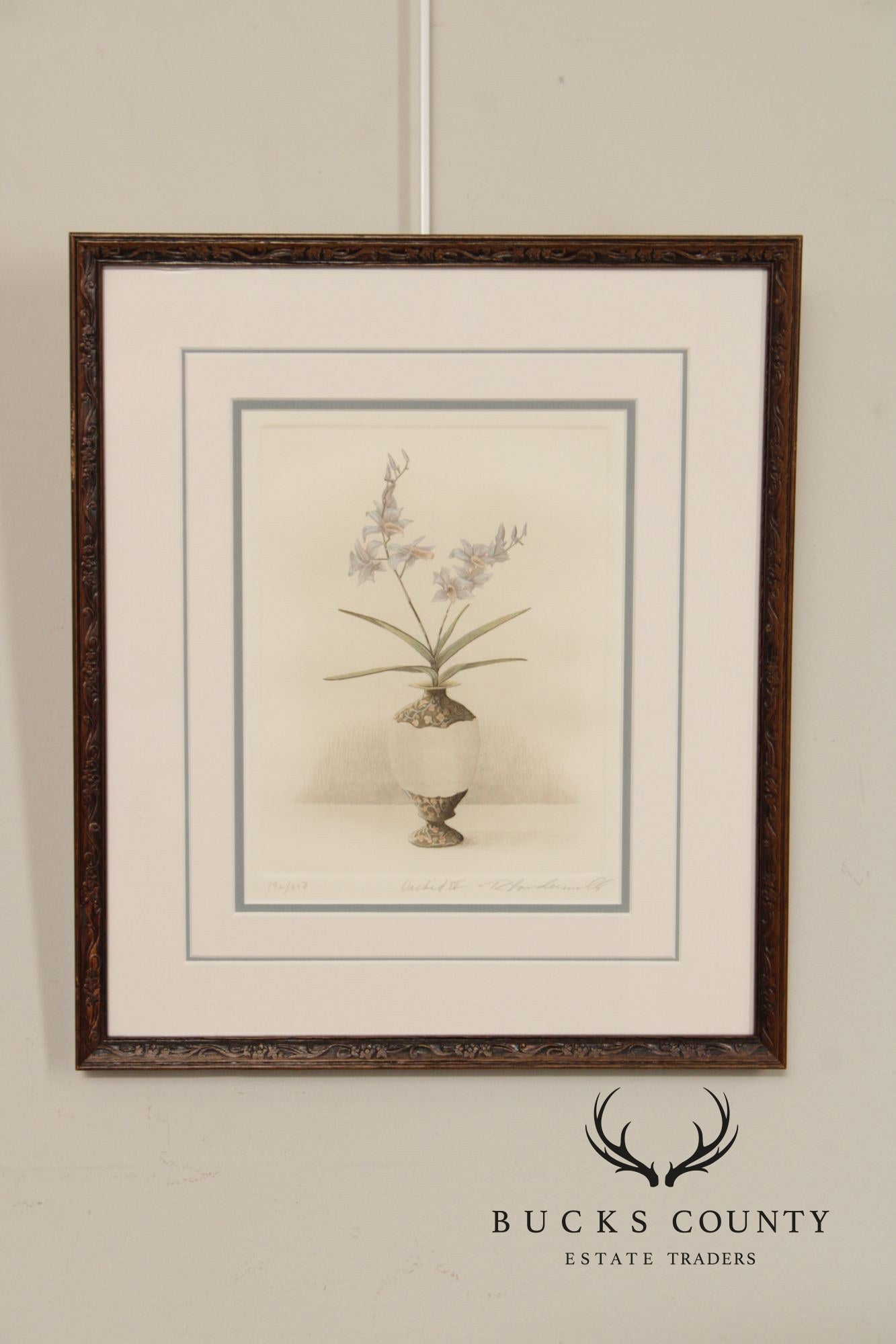 Rick Loudermilk Pair of Signed Limited Edition Prints, 'Orchid III' & 'Orchid IV'