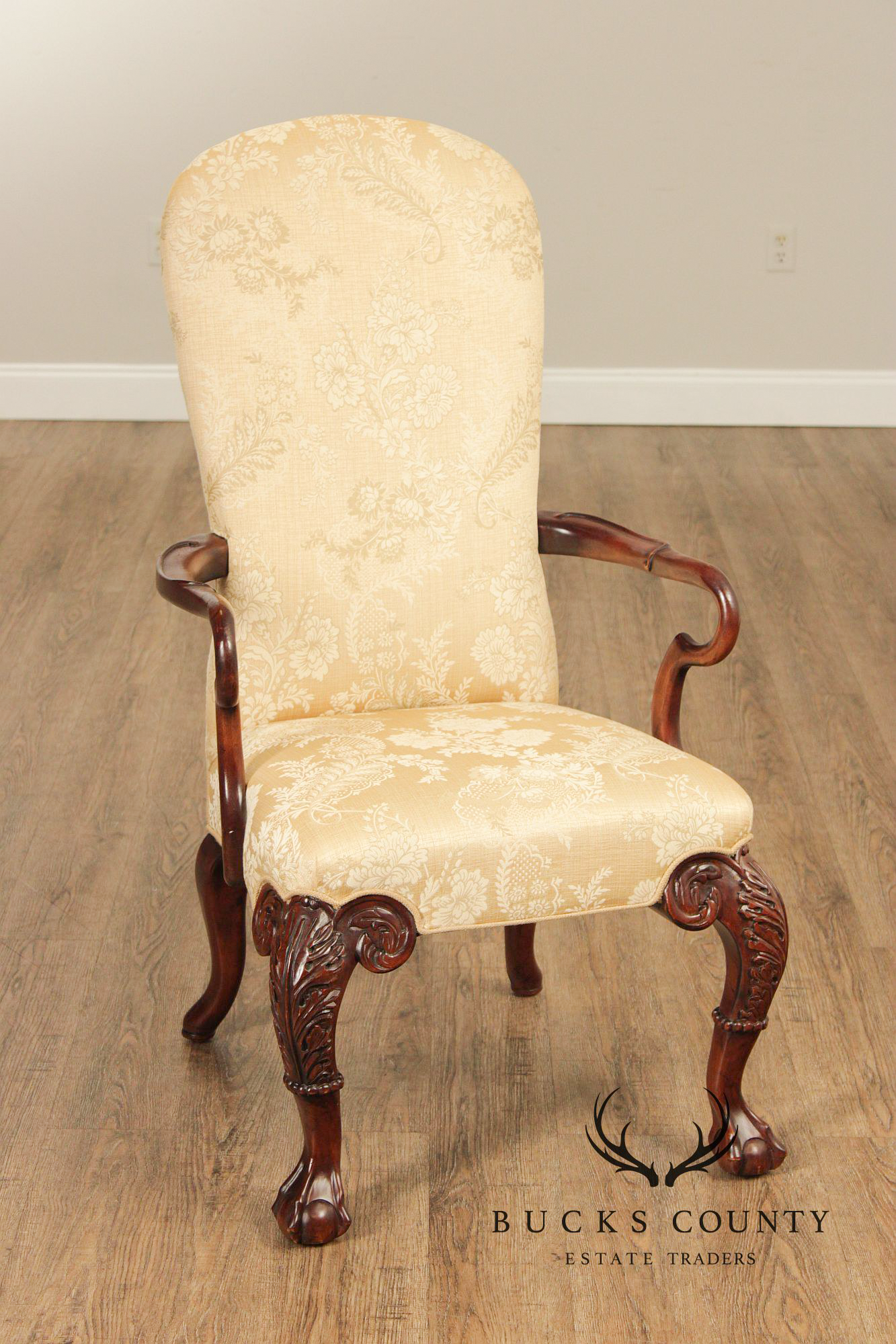 Century Furniture Georgian Style Pair of Armchairs