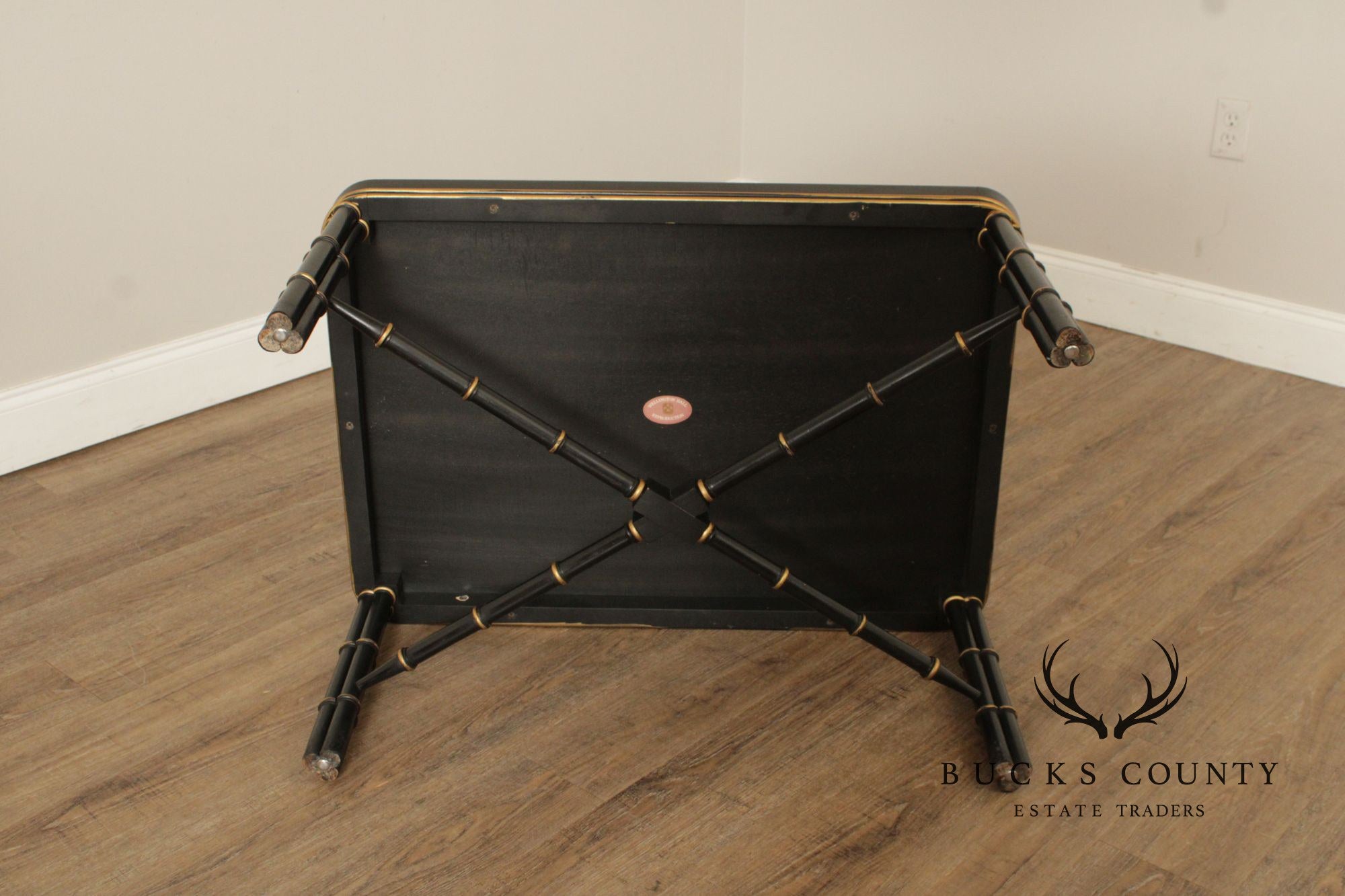 Wellington Hall Chinoiserie Decorated Faux Bamboo Coffee Table