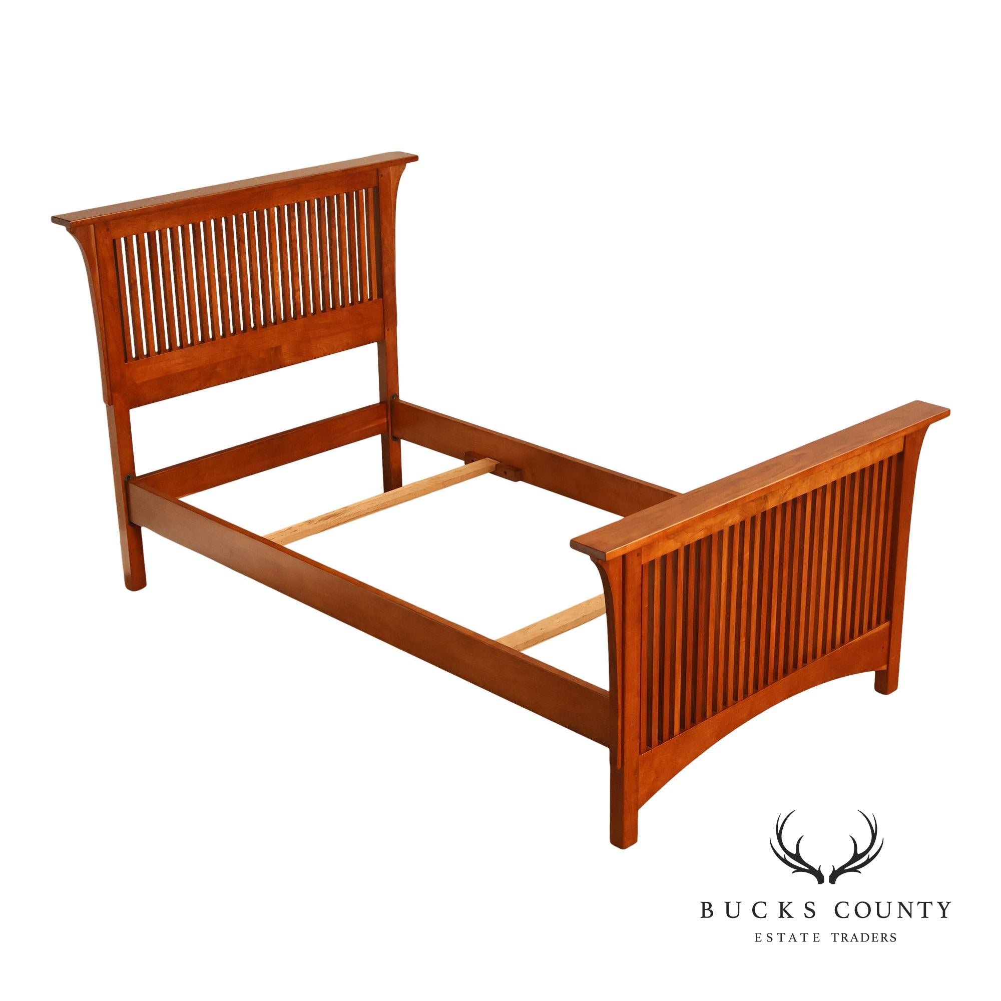 Stickley Mission Collection Cherry Spindle Twin Size Bed