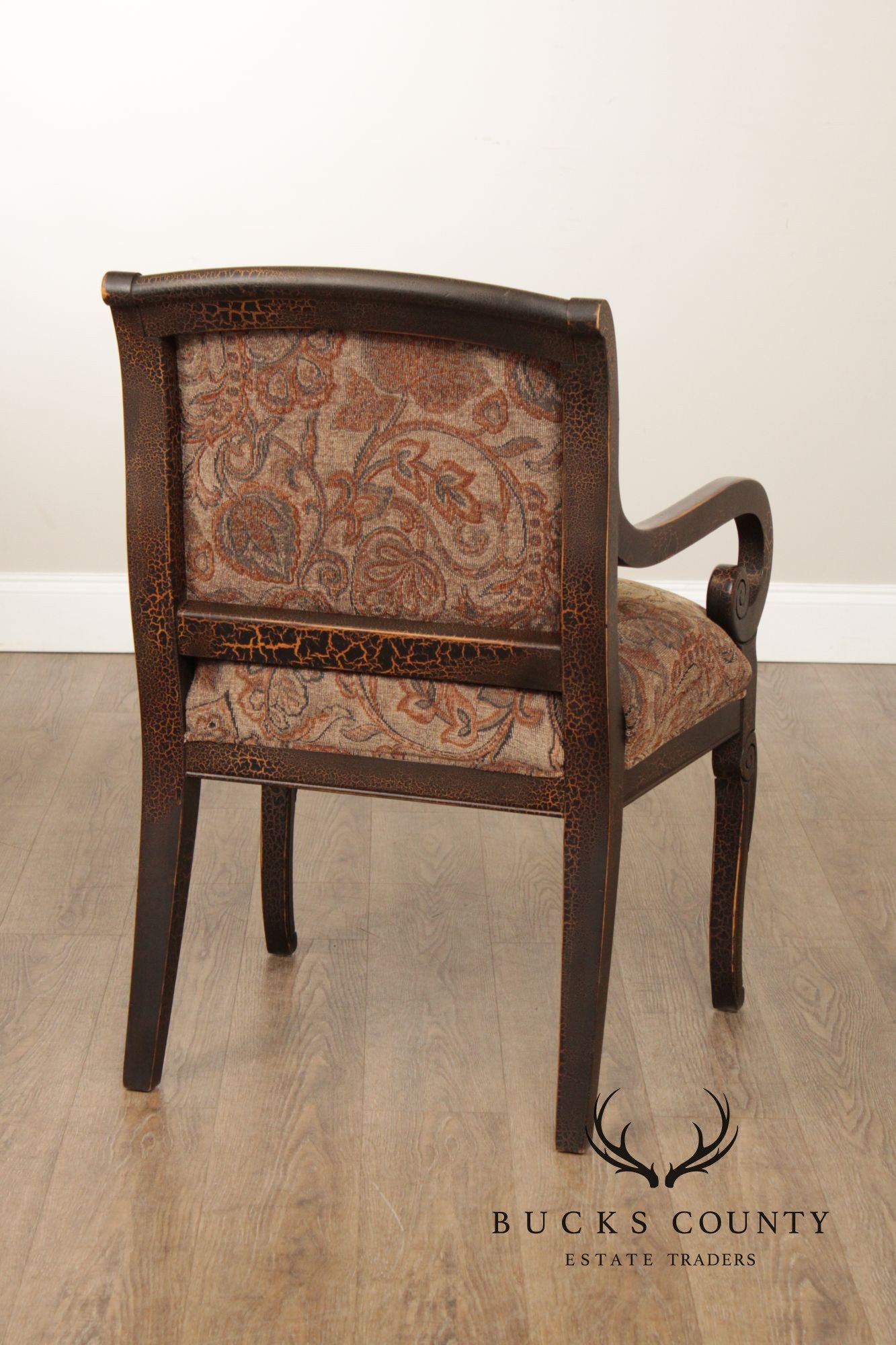 Sam Moore French Empire Style Pair of Armchairs