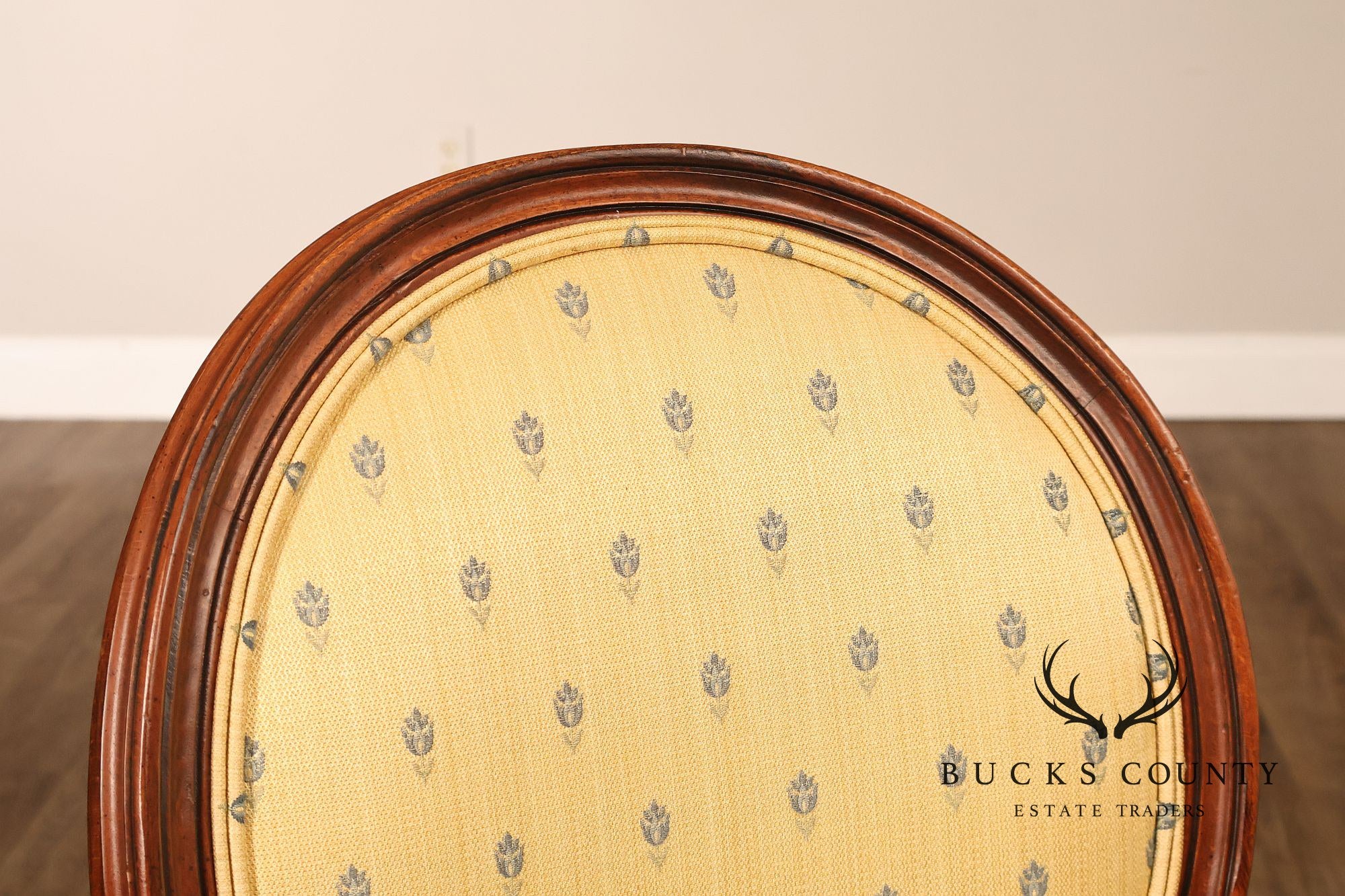 Ethan Allen Louis XVI Style Set Of Four Upholstered Dining Chairs