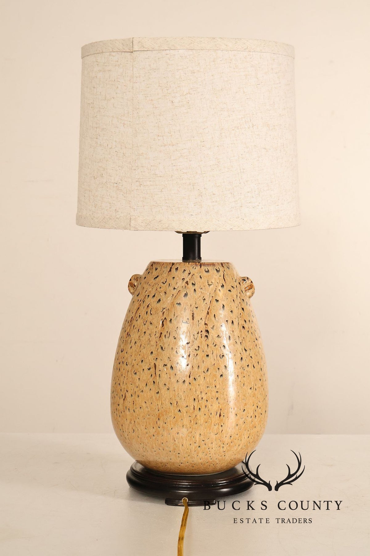 Sun-Lite Organic Modern Style Porcelain Table Lamp (repaired)