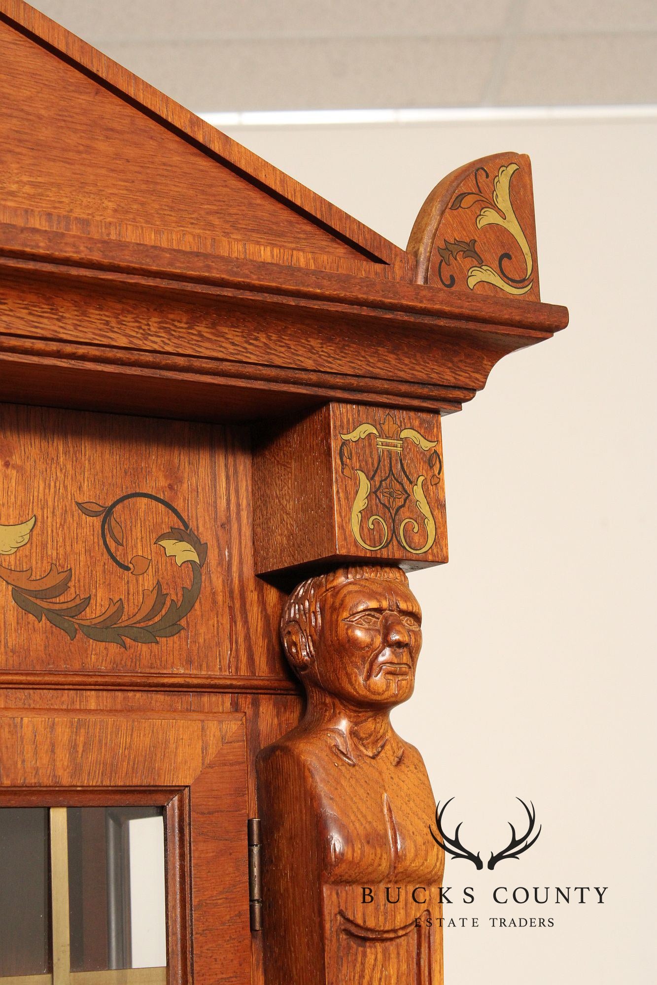 Pulaski Empire Style Bookcase or China Display Cabinet