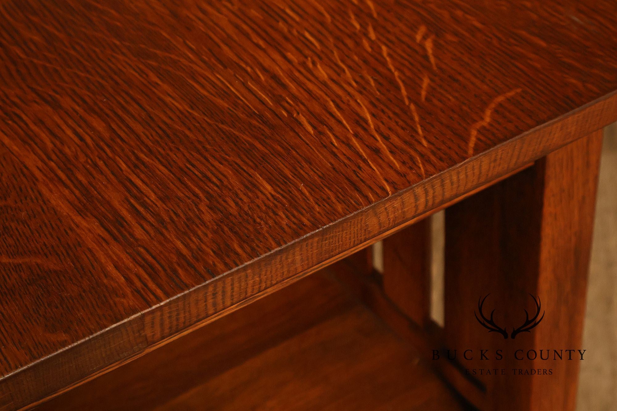 Stickley Mission Collection Slatted Oak Book Table