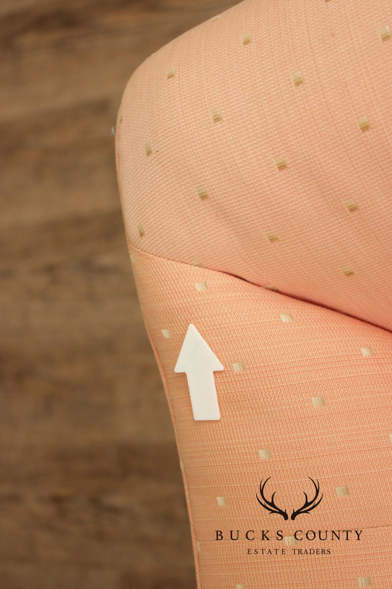 Chippendale Style Vintage Mahogany Camelback Sofa