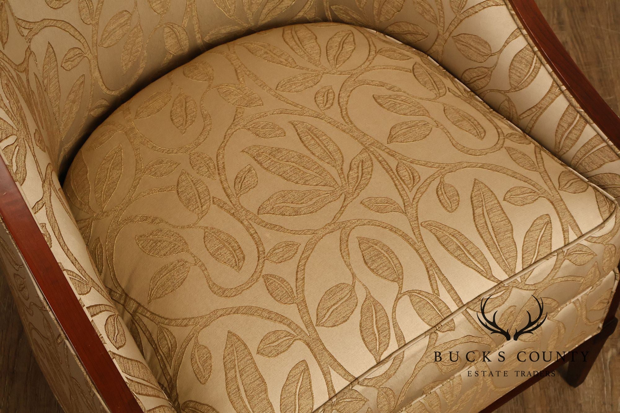 John Widdicomb High Back Upholstered Lounge Chair