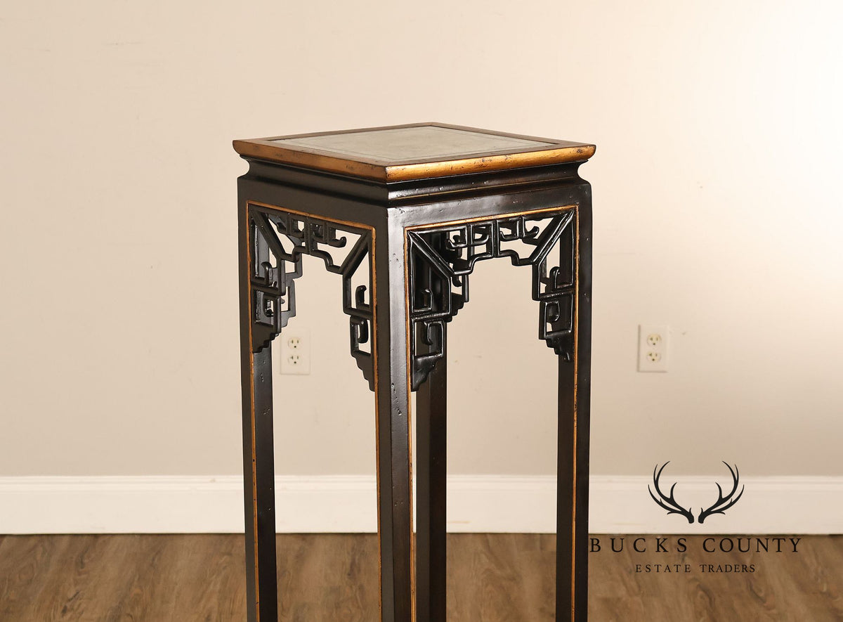John-Richard 'European Crossroads' Chinoiserie Pedestal