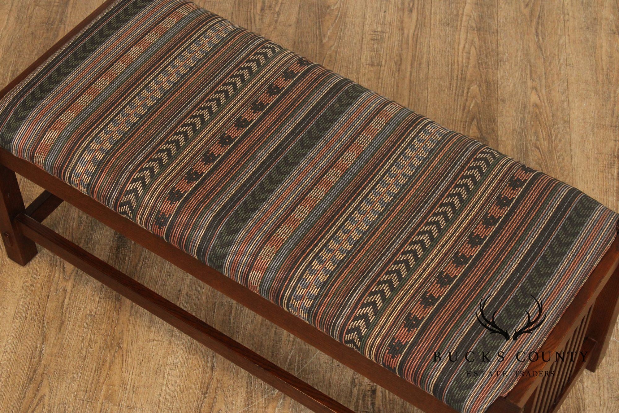 Stickley Mission Collection Oak Bench