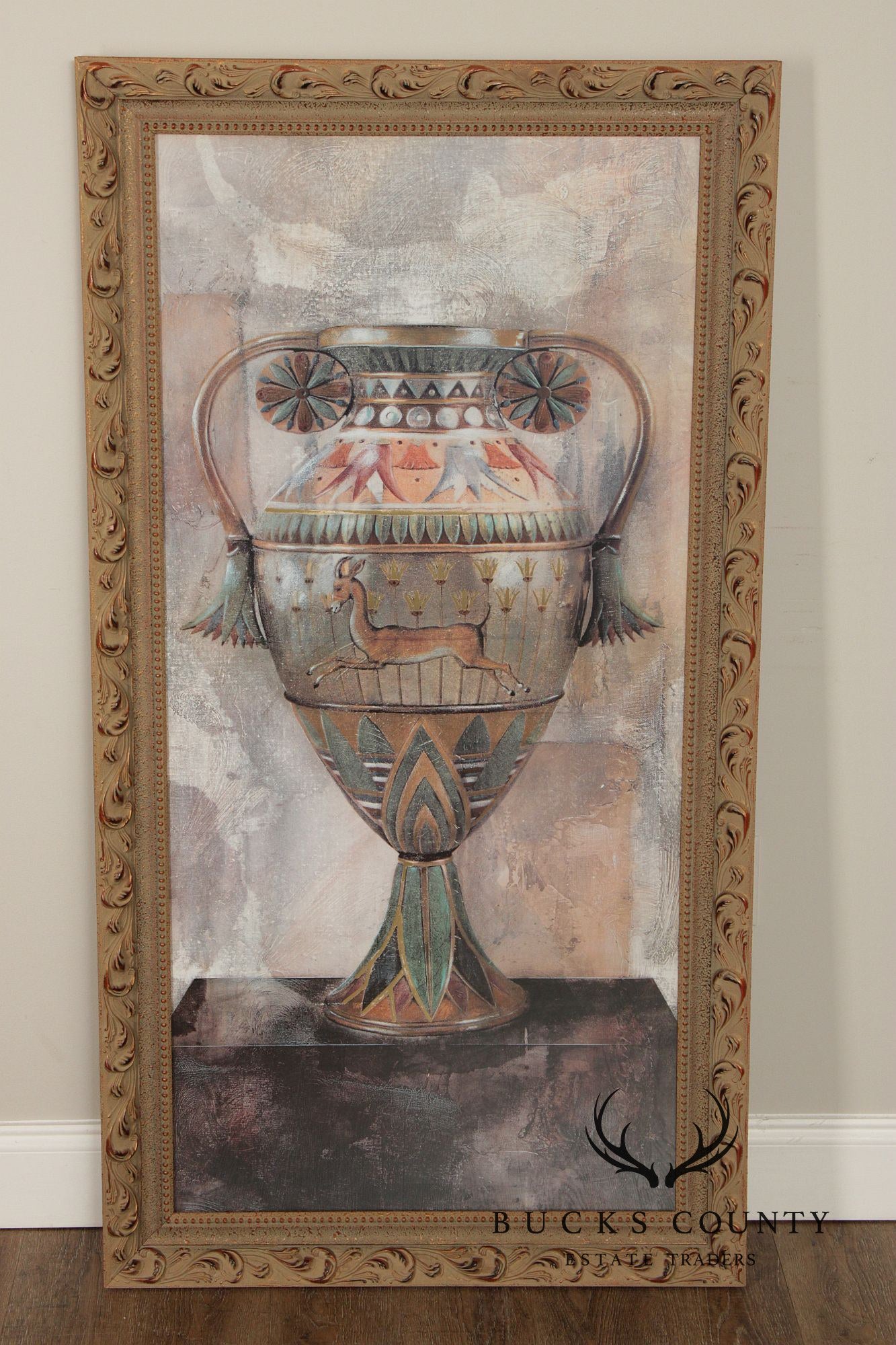 Dennis Carney Framed Print, 'Vase of Thebes I'