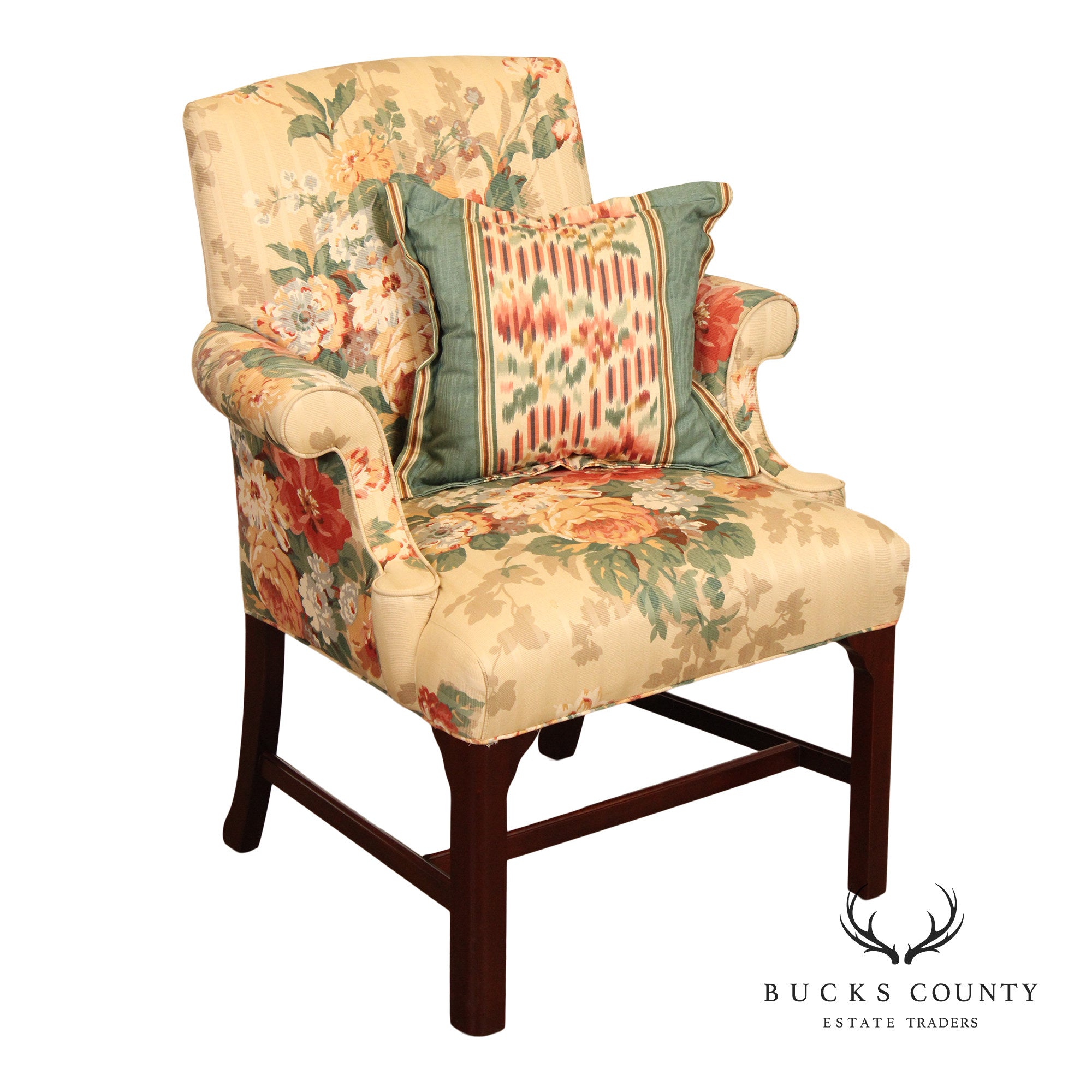 'A Colony Original' Georgian Style Mahogany Armchair