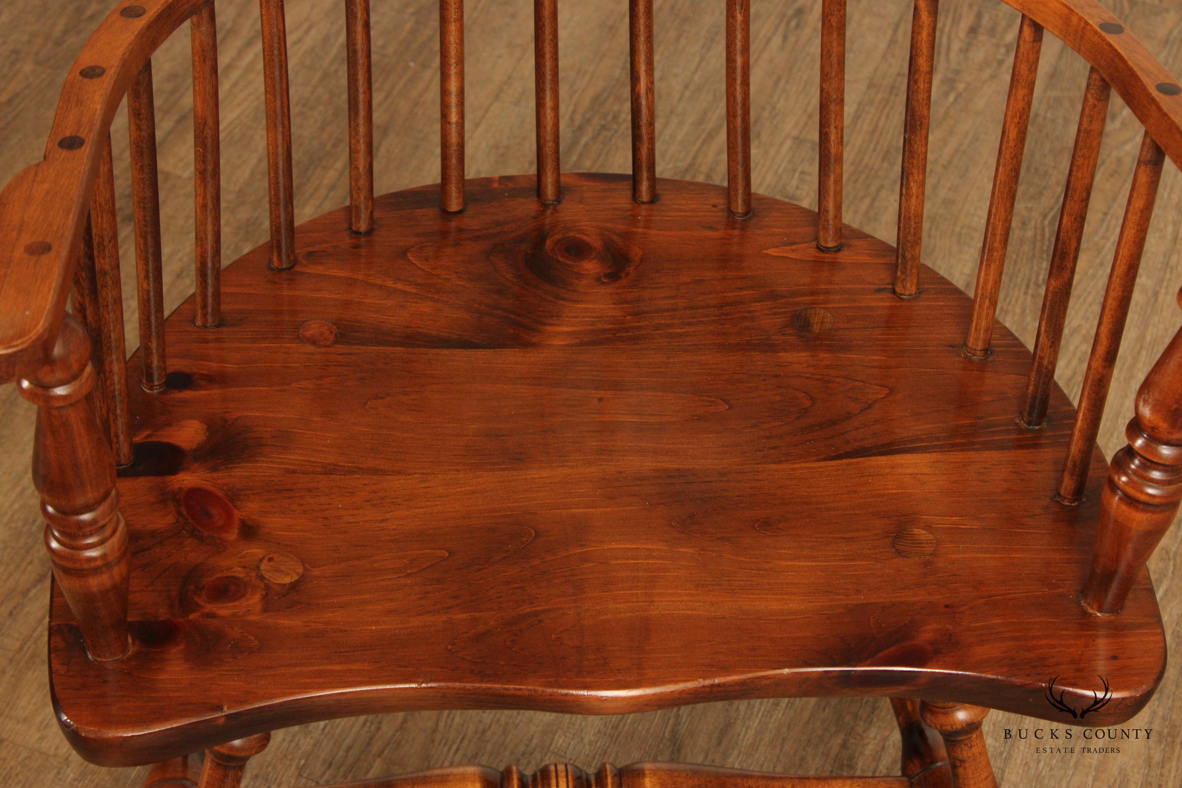 Benchmade Vintage High Back Windsor Armchair