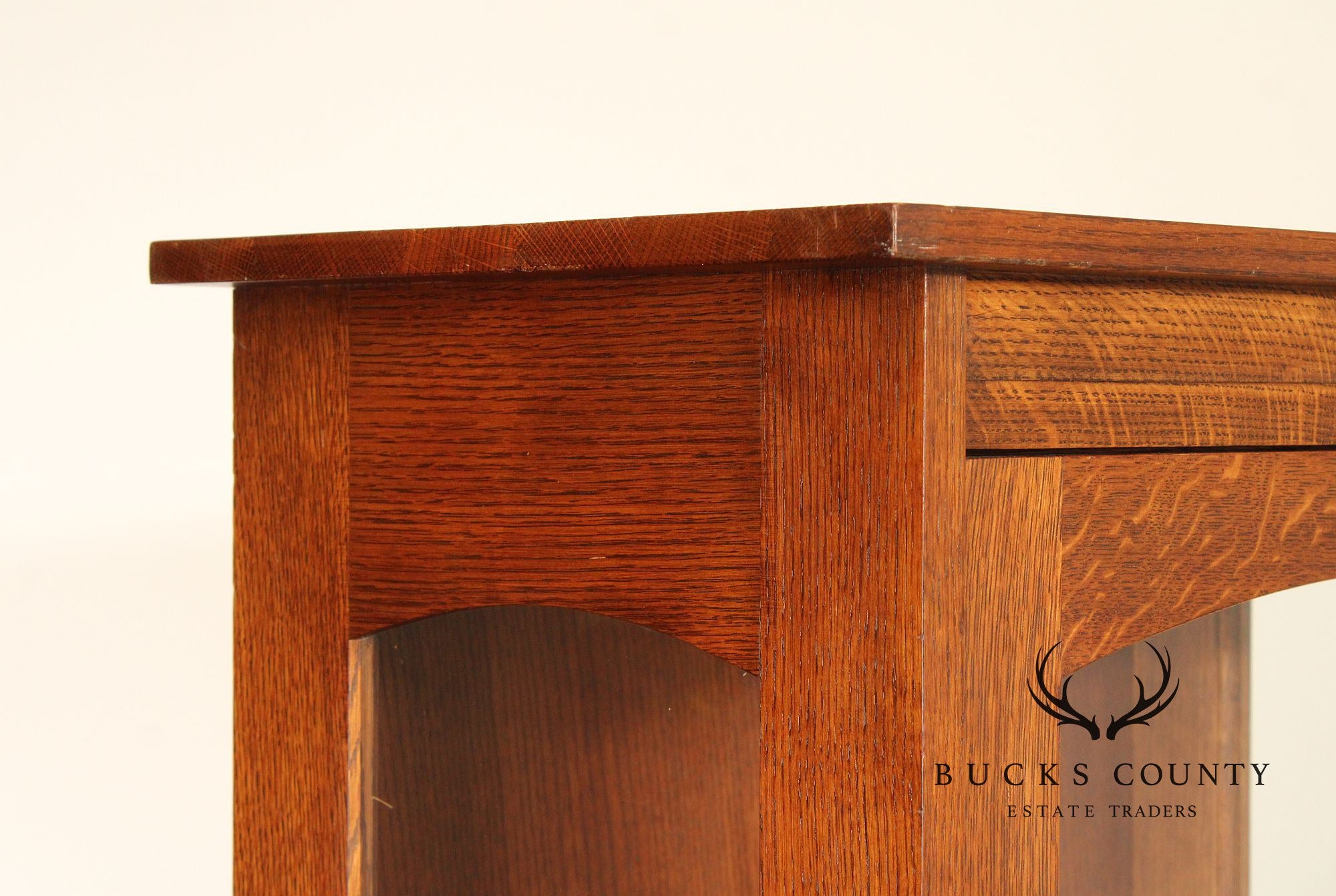 Stickley Mission Collection Oak Display Cabinet