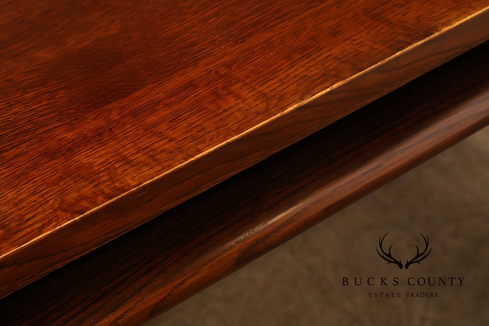 Stickley Mission Collection Oak Spindle Writing Desk