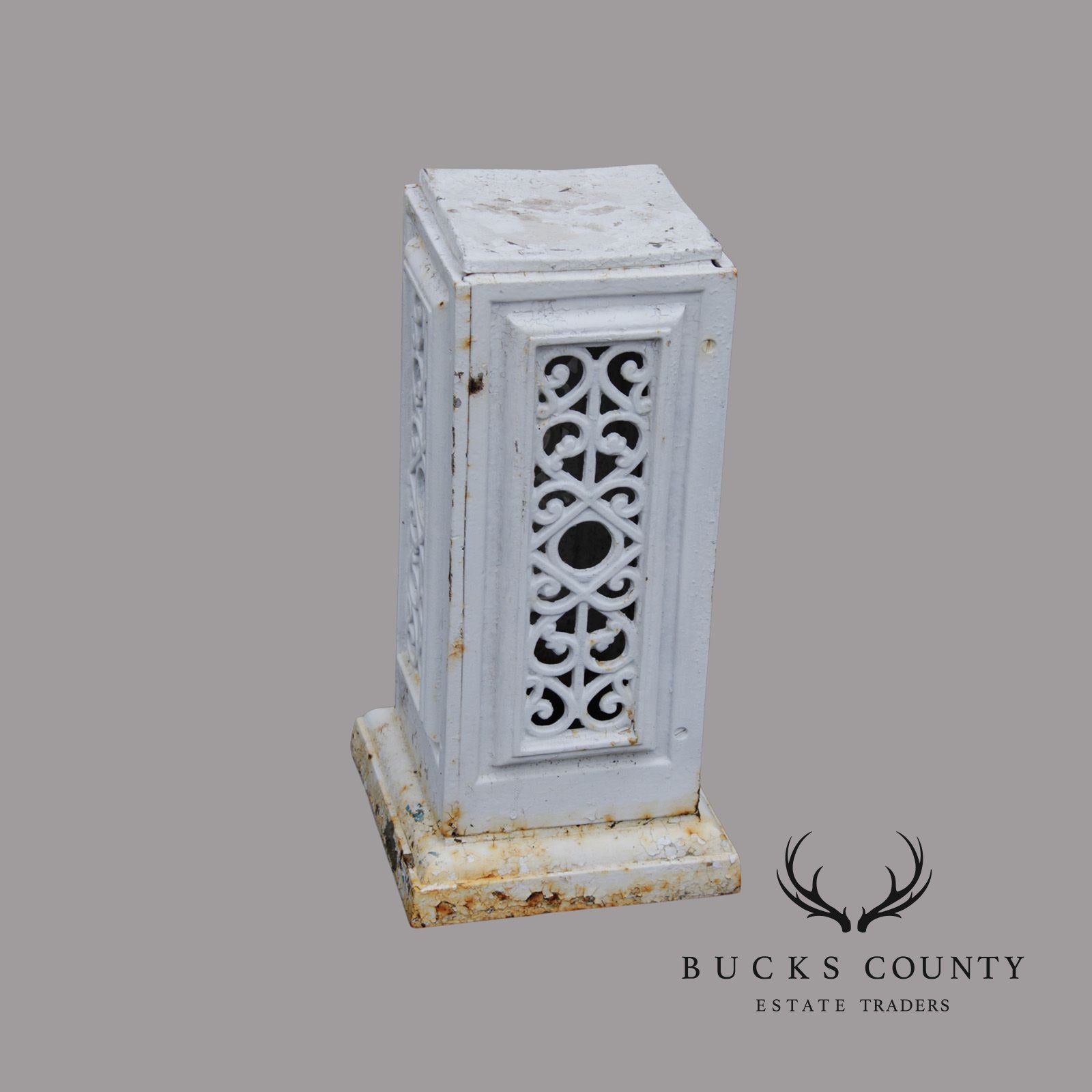 Vintage Cast Iron Garden Pedestal