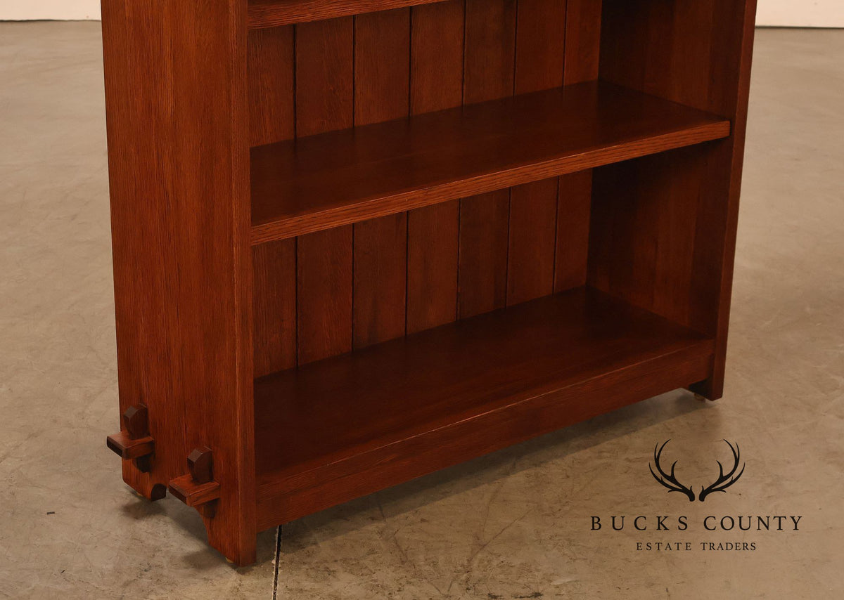Stickley Mission Collection Oak Open Bookcase