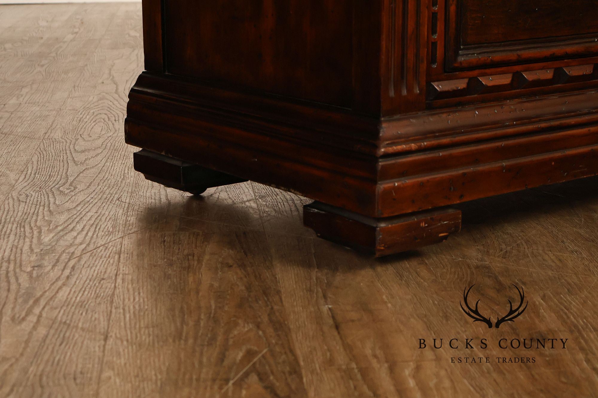 John Widdicomb Spanish Revival Style Carved Triple Dresser