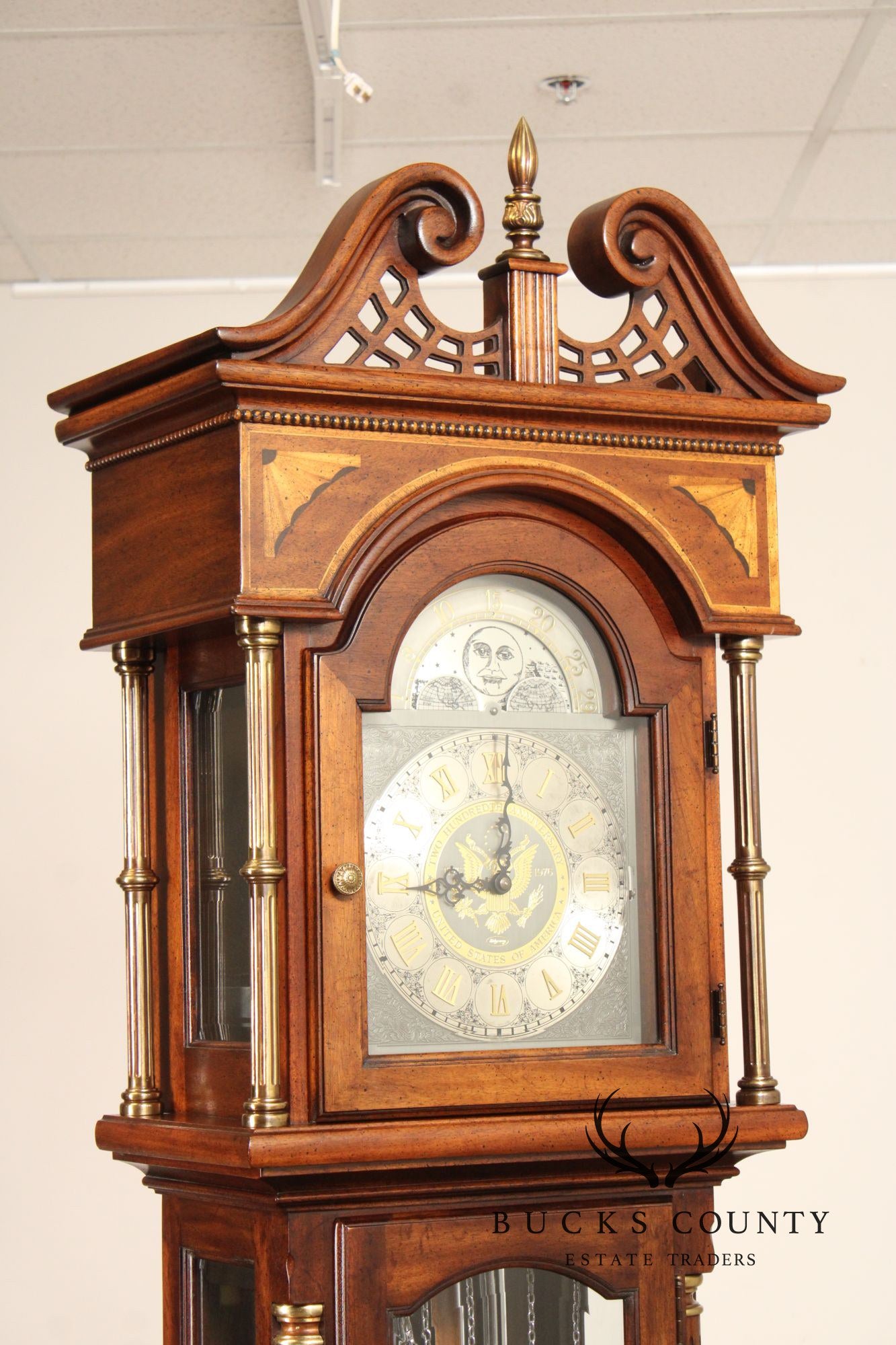 Ridgeway Bicentennial Tall Case Grandfather Clock