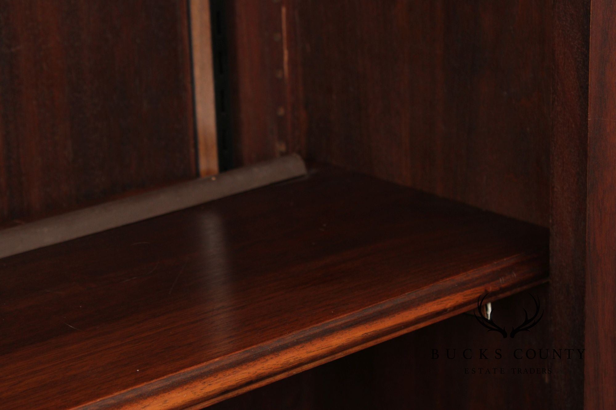 Kittinger Vintage 1930's Spanish Revival Style Walnut Bookcase Cabinet