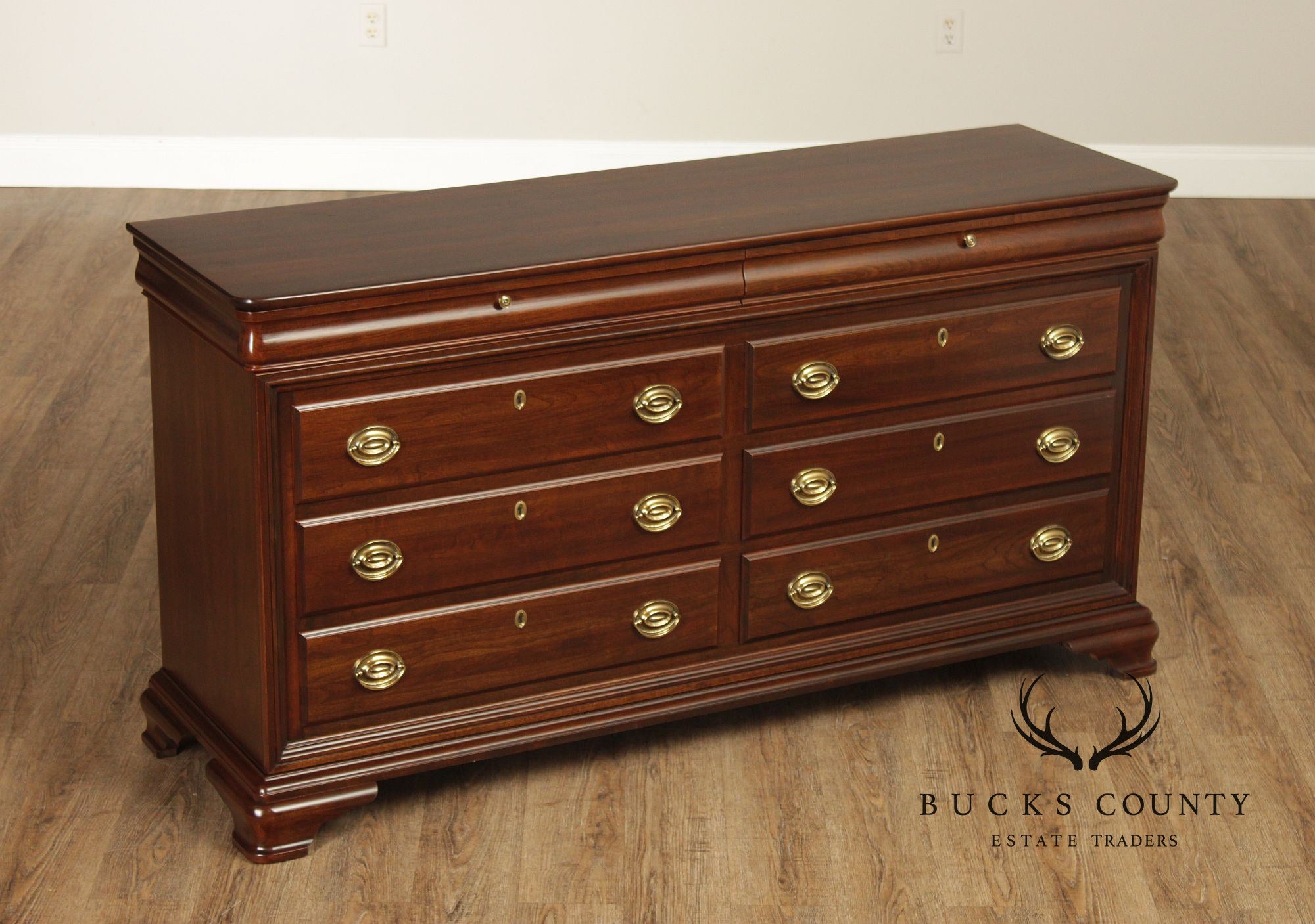 Jamestown Sterling Cherry Double Dresser