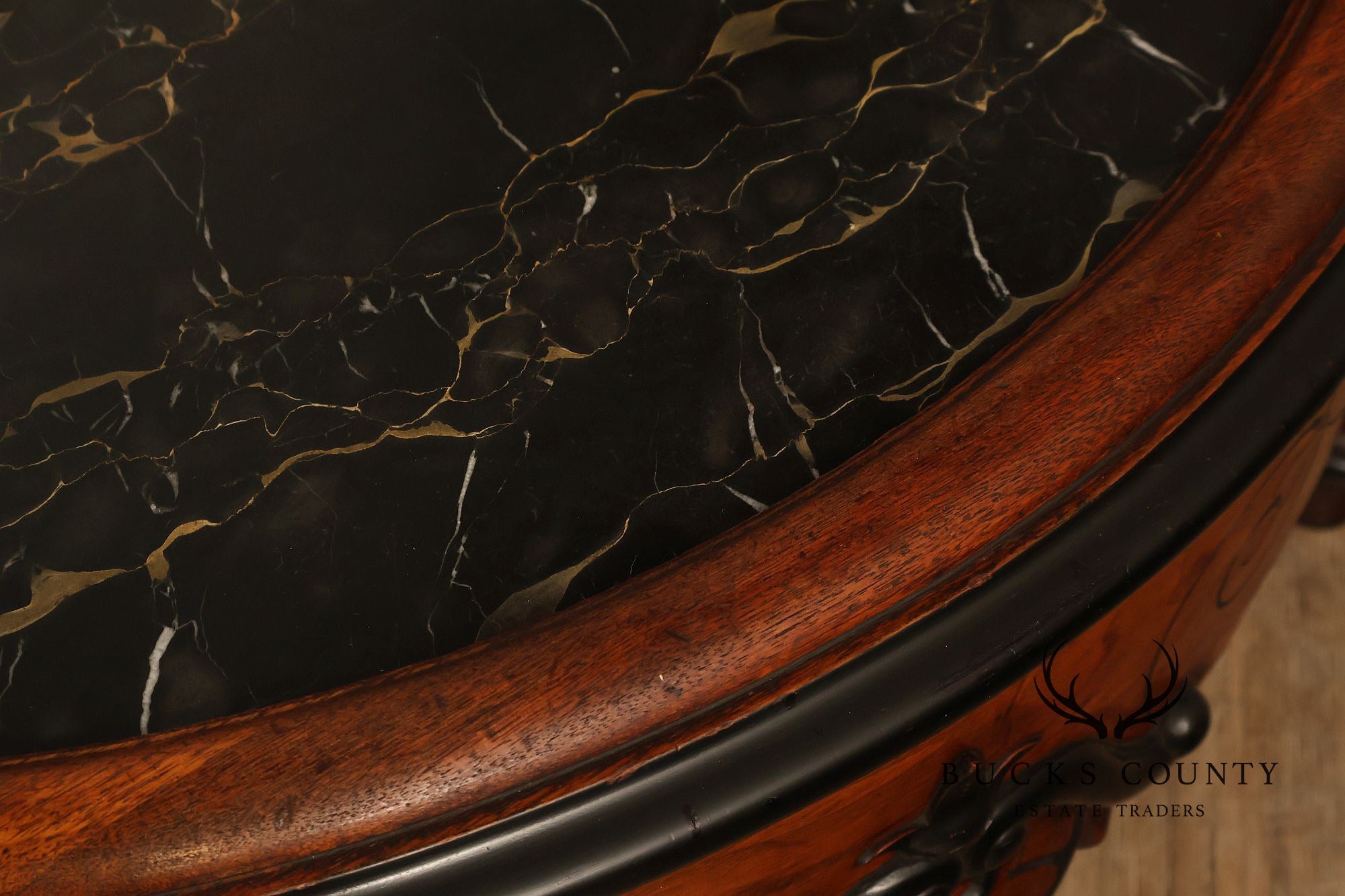 Antique American Renaissance Revival Walnut Mirrored Etagere Hall Tree