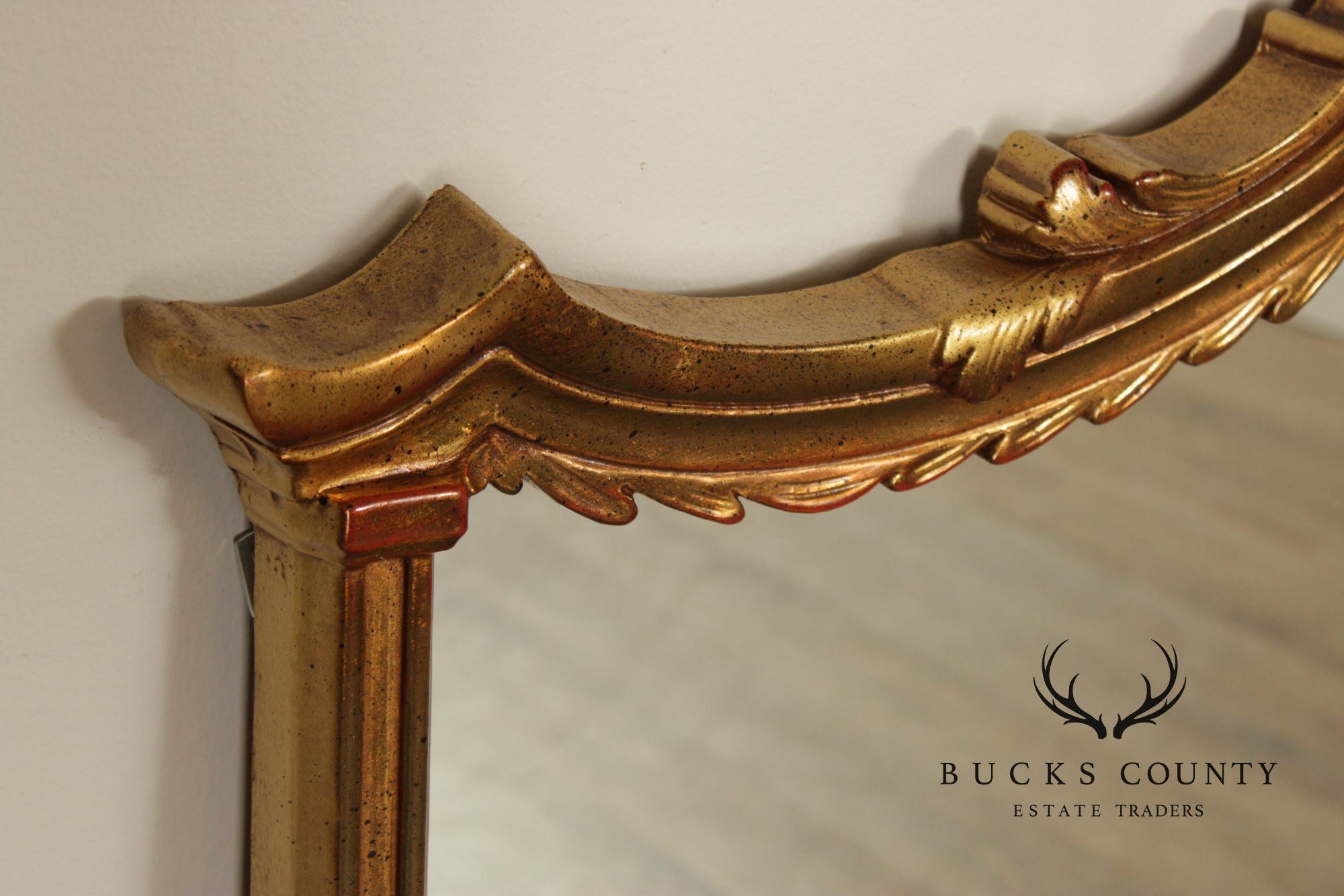 Carolina Mirror Georgian Style Gilt Painted Wall Mirror
