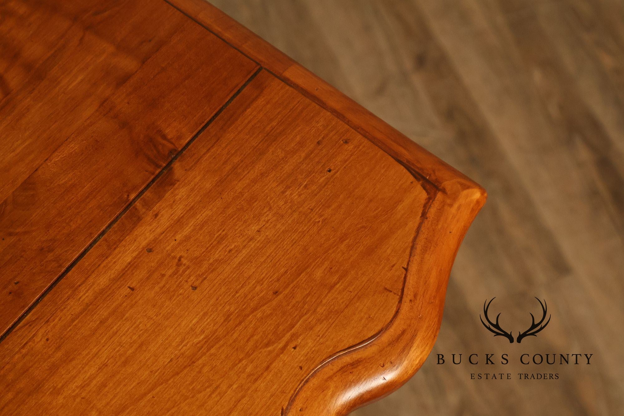 Ethan Allen French Country Style 'Legacy' Maple Bowfront Server
