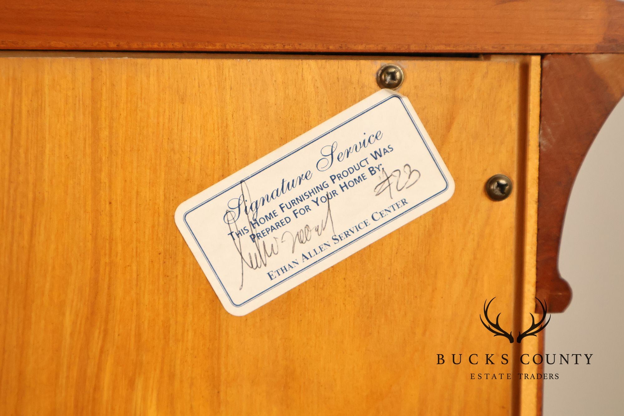 Ethan Allen 'Medallion' Cherry Tall Chest of Drawers