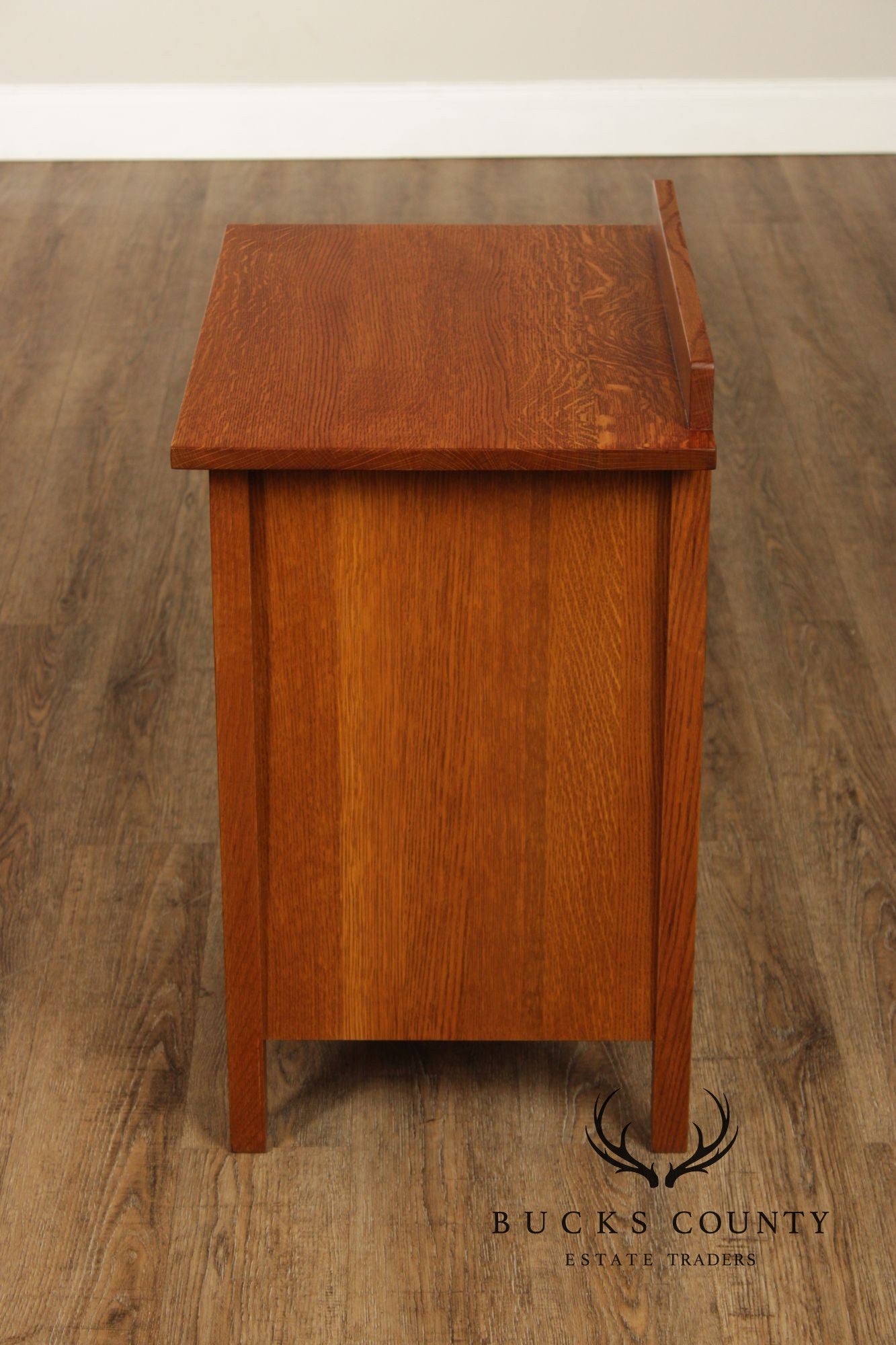 Stickley Mission Collection Harvey Ellis Oak Three Drawer Nightstand