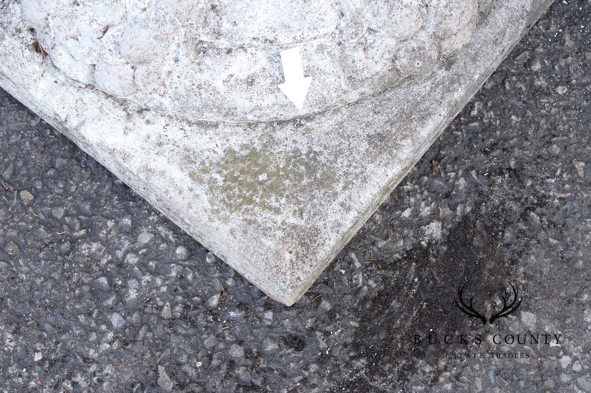 Classical Style Pair of Cast Stone Garden Urns