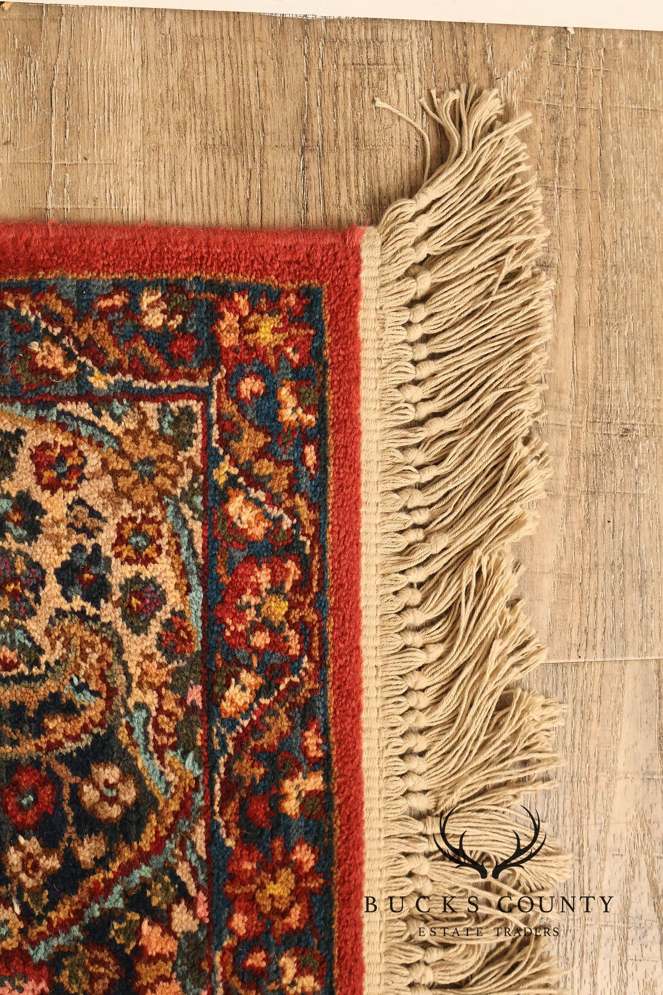 Karastan 8’ 8” X 12’ Multicolor Panel Kirman Wool Area Rug