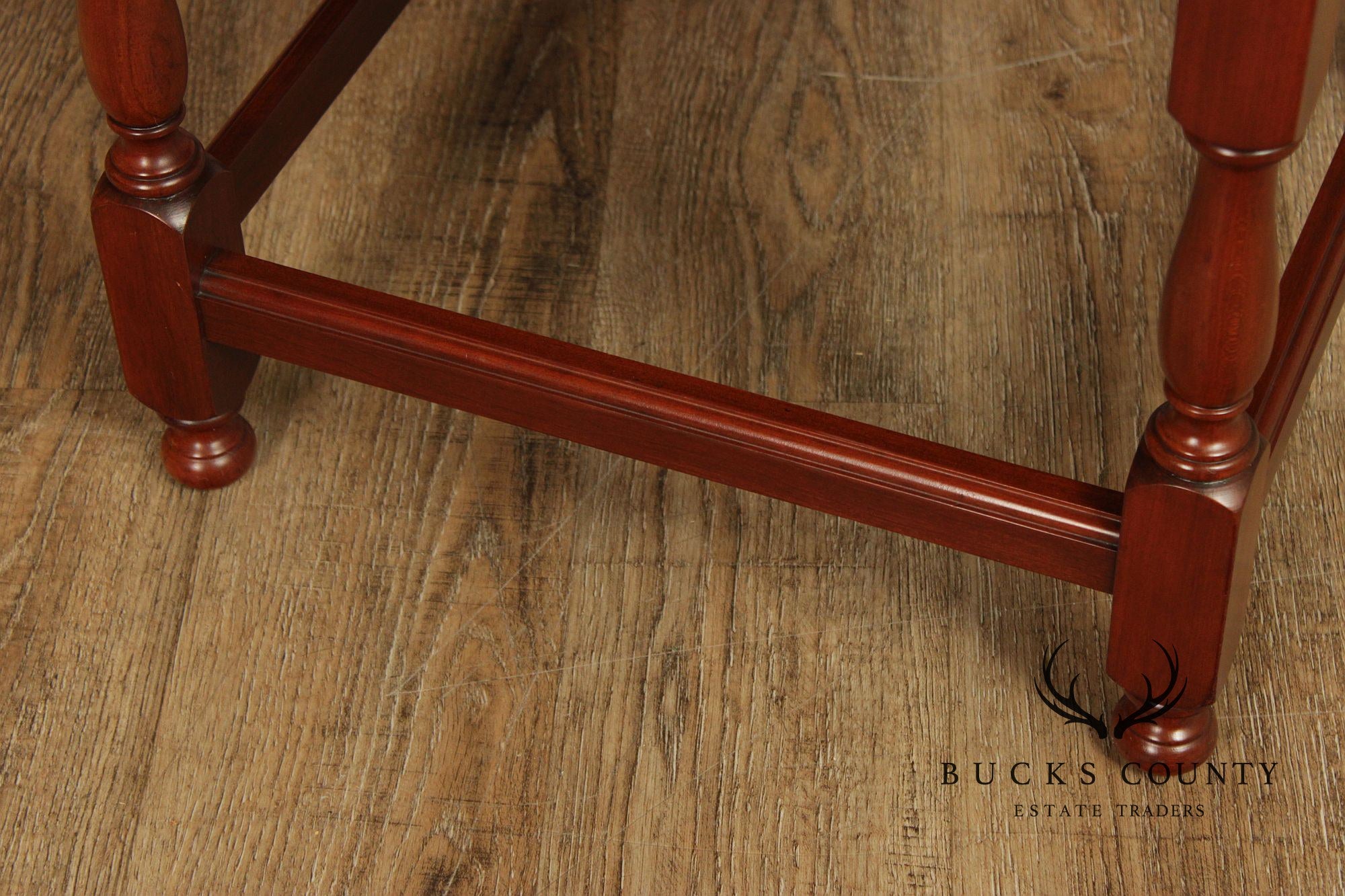 Henkel Harris English Traditional Style Cherry Corner Chair