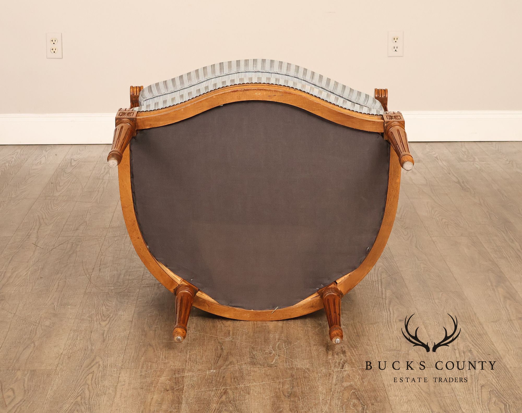 Baker Furniture Company French Louis XVI Style Bergere Chair